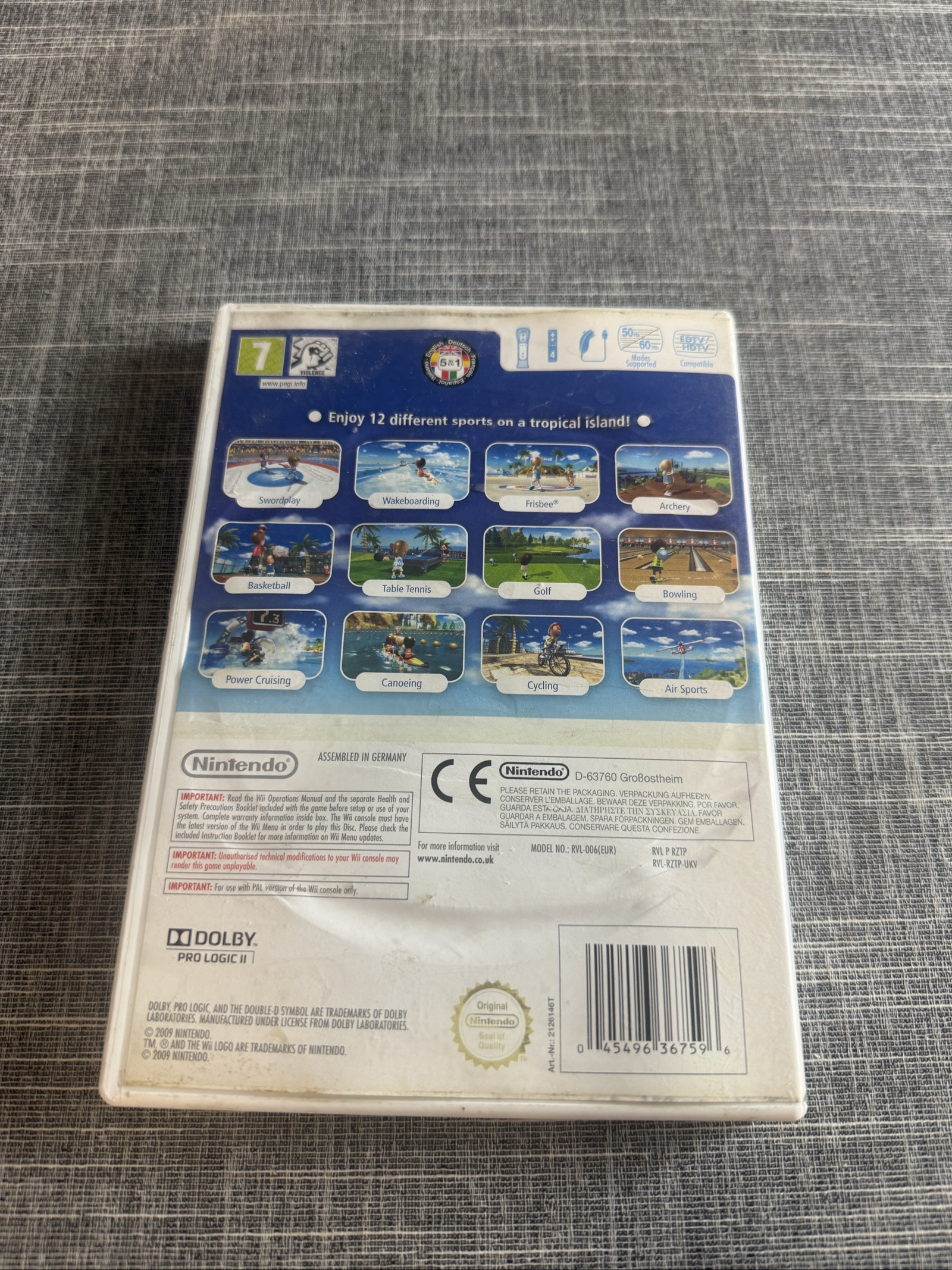 Nintendo Wii Sports Resort PAL Game Disc Only Wii Console Compatible image 2