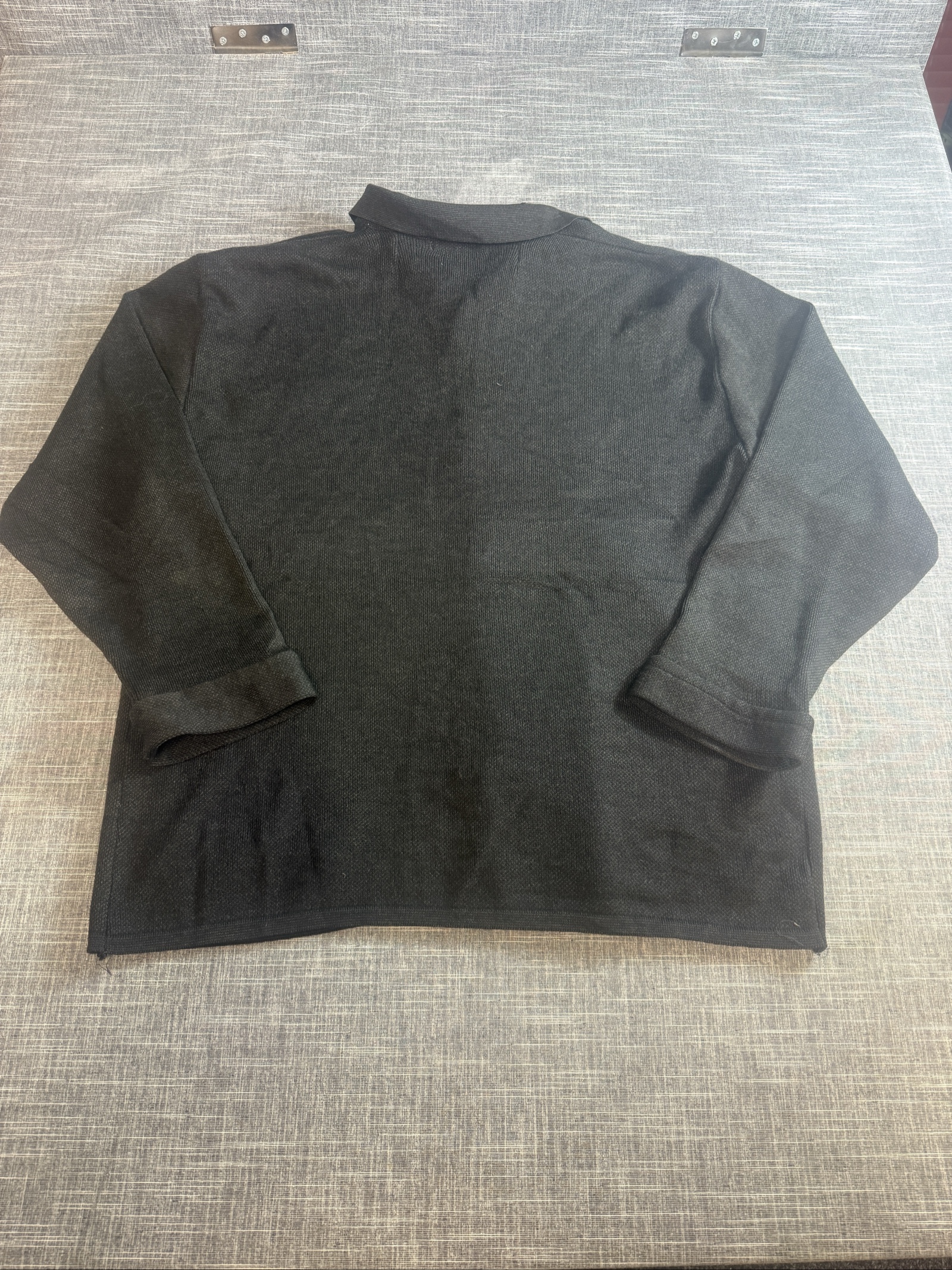 Burberry London Women’s Button Cardigan Wool Blend Size 12 Black image 6