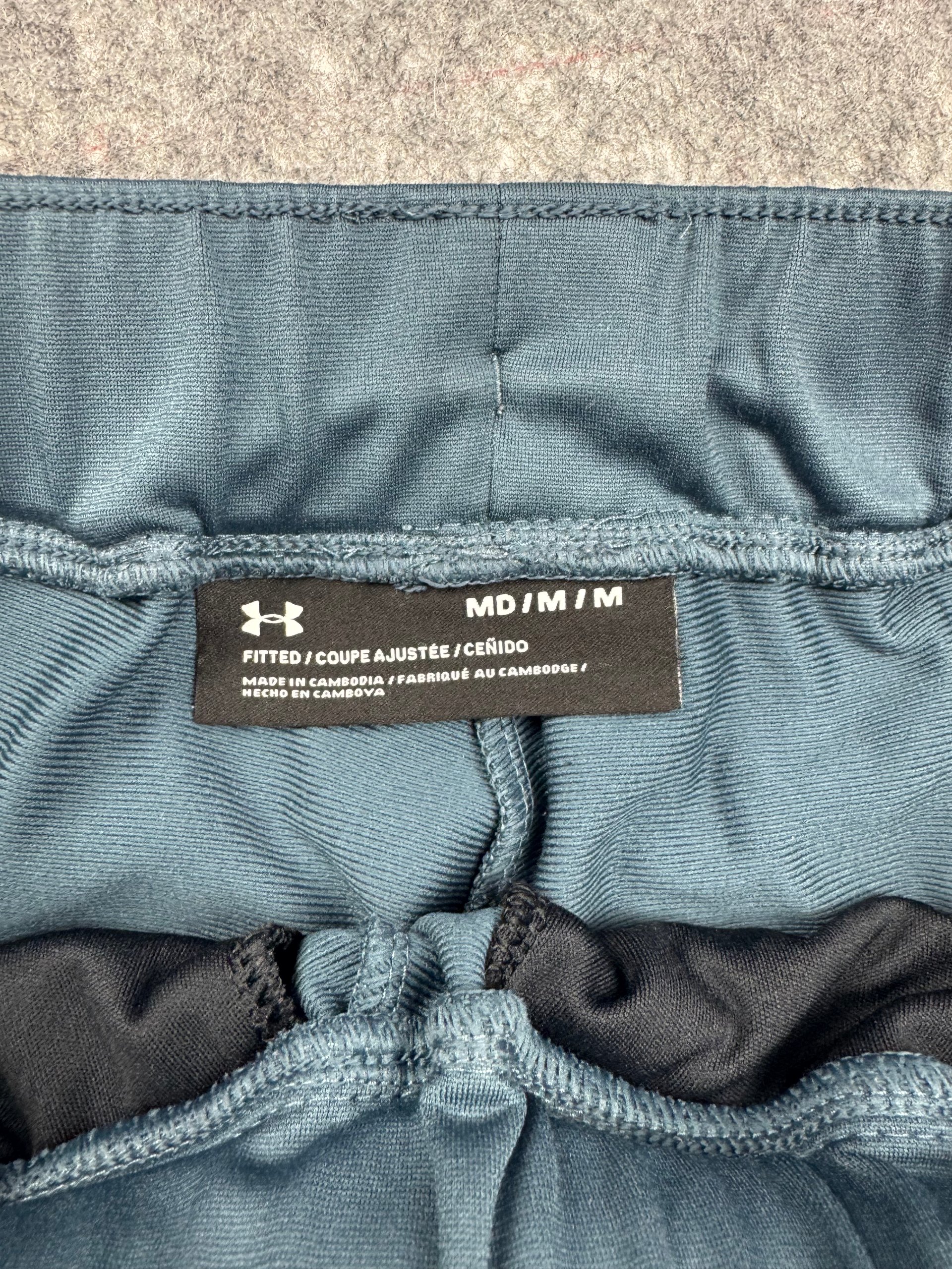 Under Armour Slate Blue & Black Jogger Tracksuit Bottoms Men’s M image 5