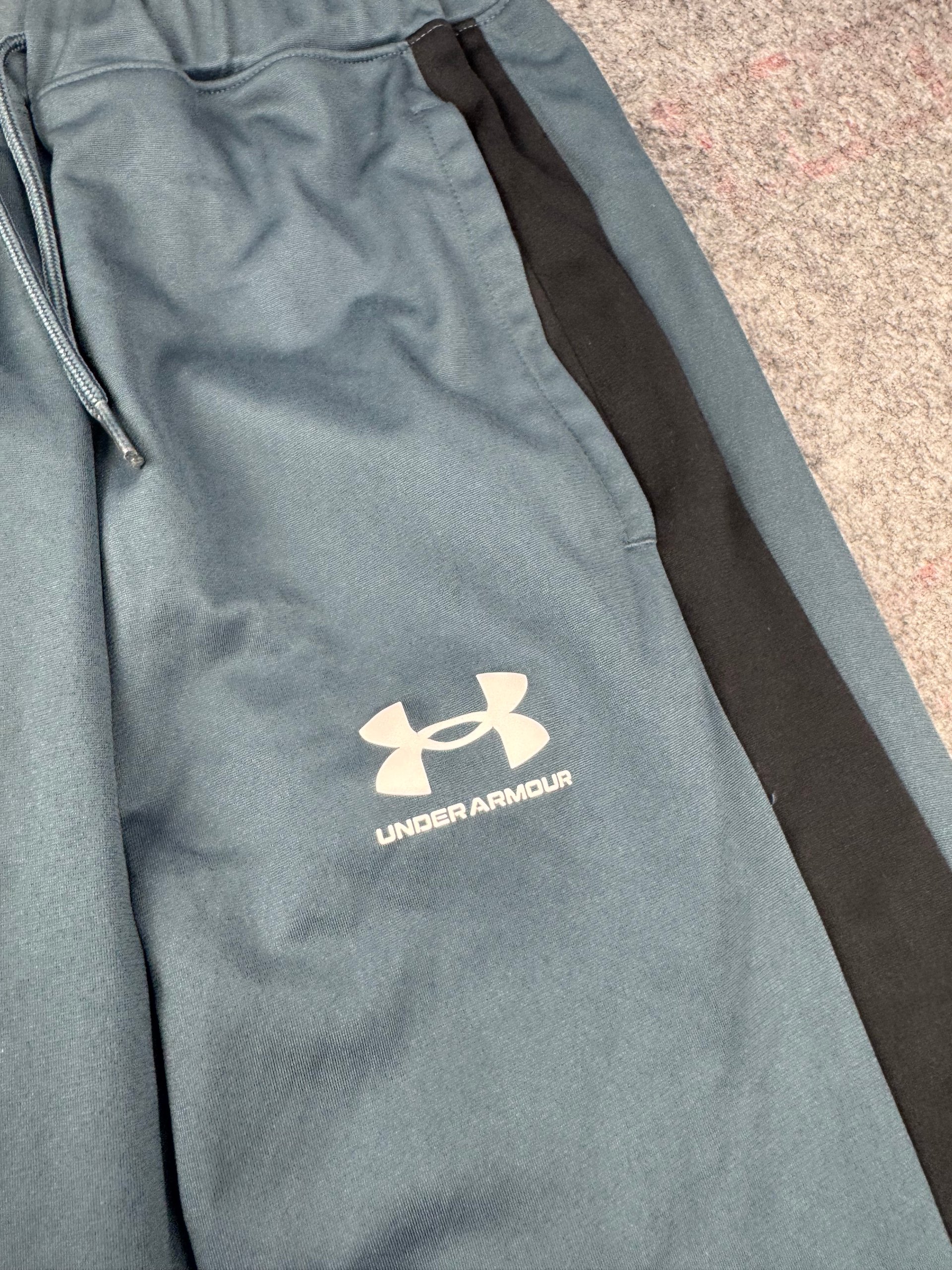 Under Armour Slate Blue & Black Jogger Tracksuit Bottoms Men’s M image 6