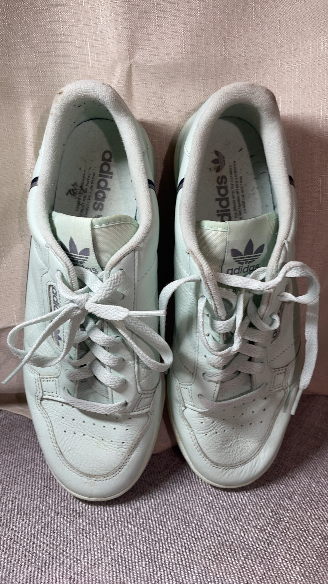 Adidas Mint Green Continental 80 Sneakers US 9.5 Men's
