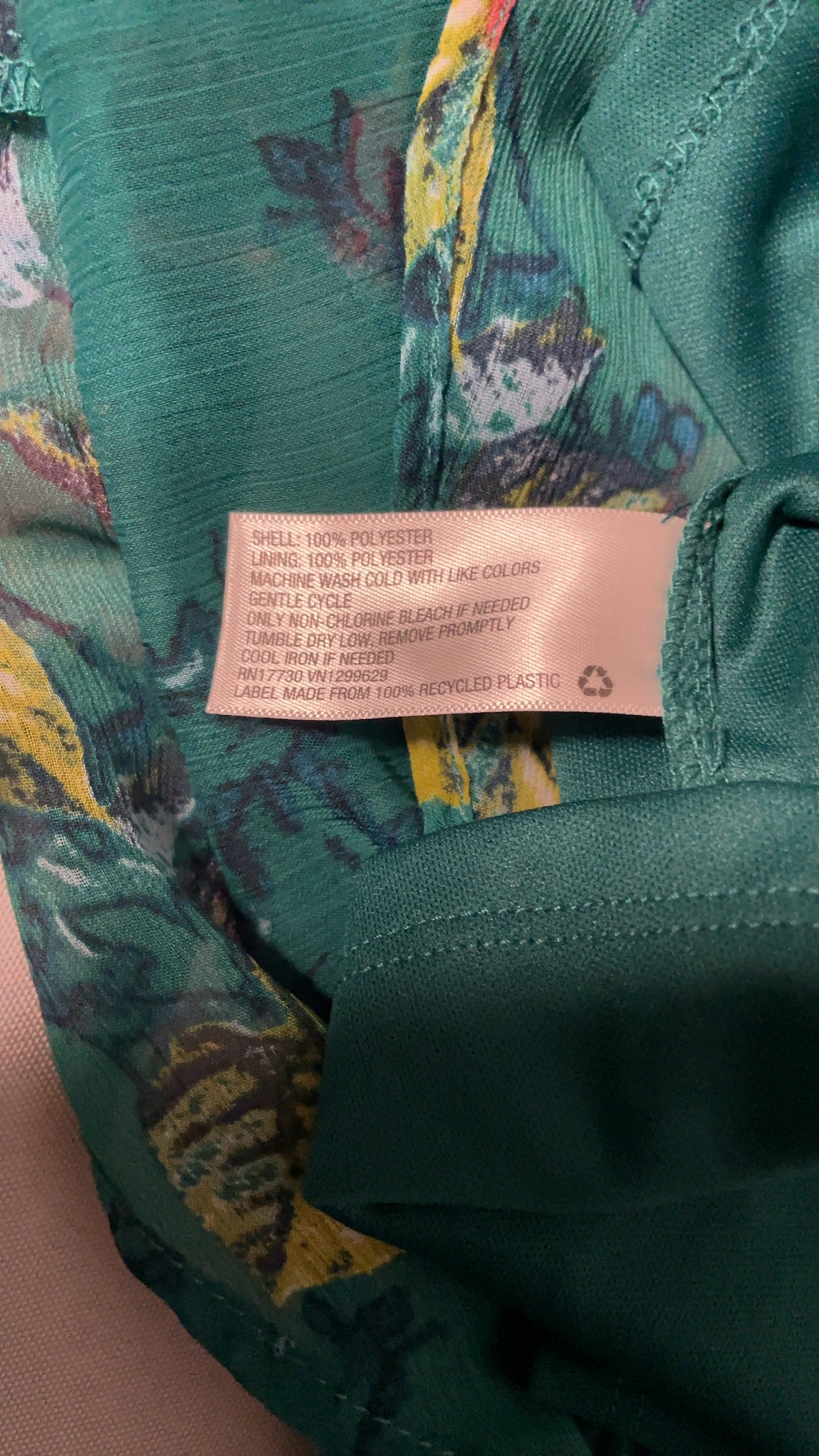 Xhilaration Women Green Floral Maxi Dress XXL image 7