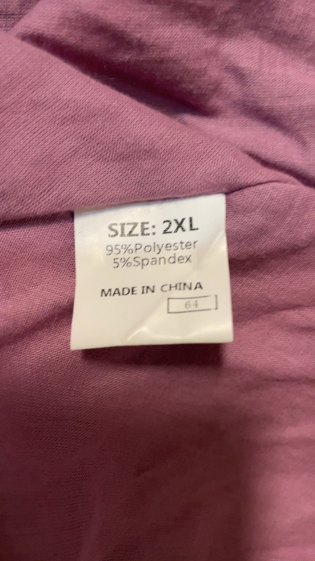 2XL Purple Ruffle Trim Long Sleeve Dress image 4