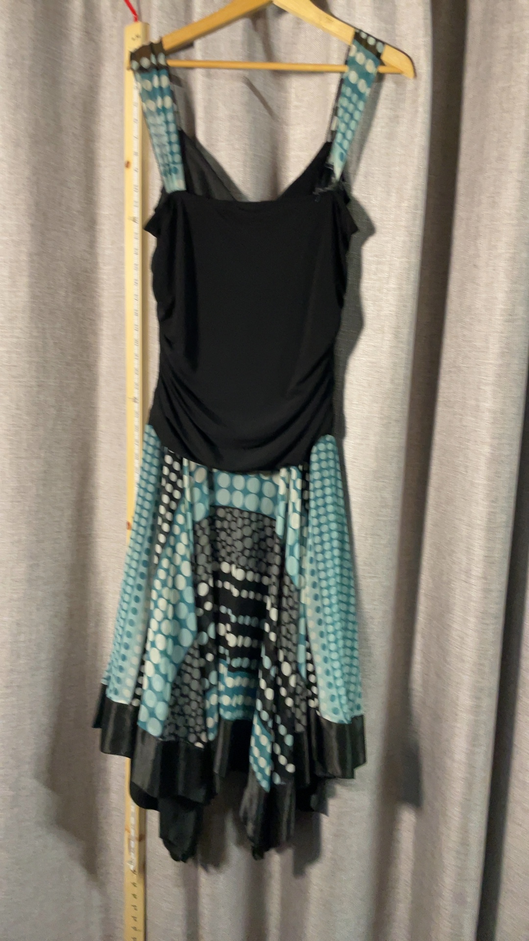 Collection Black & Blue Polka Dot Dress size 16 image 6