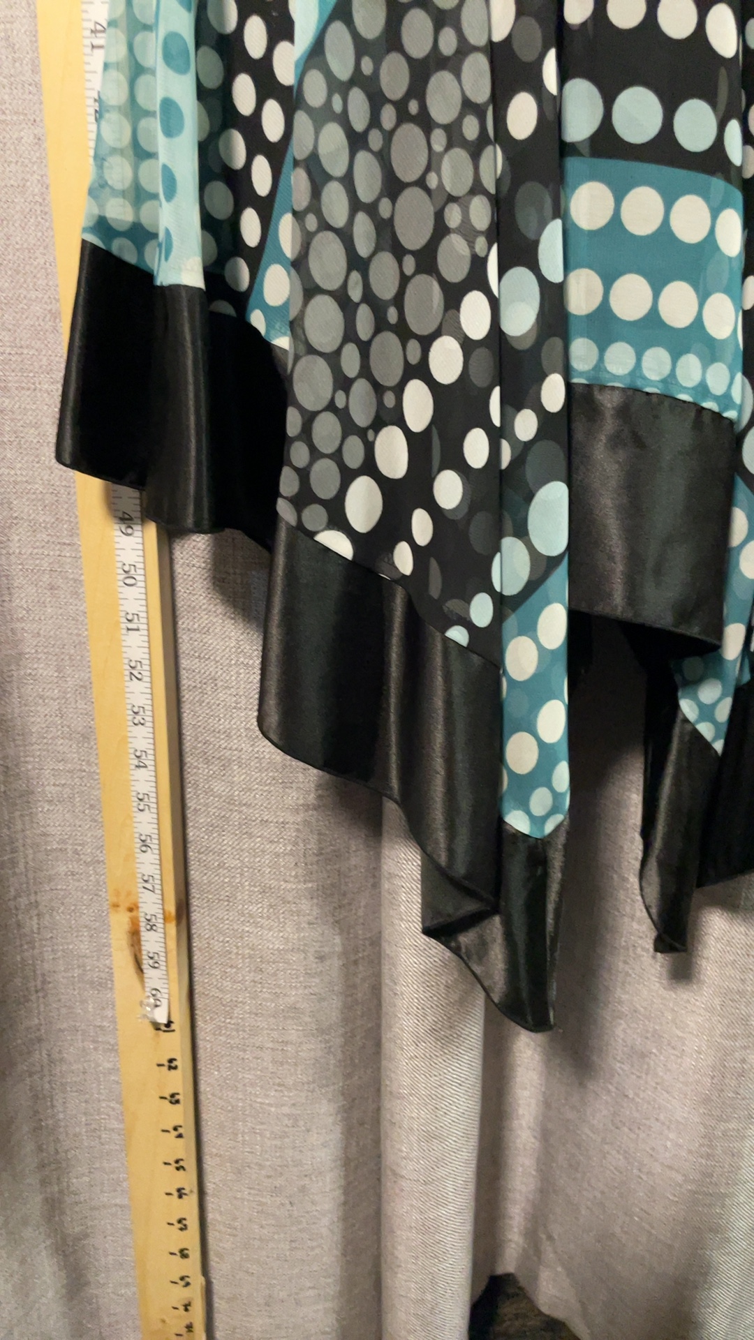 Collection Black & Blue Polka Dot Dress size 16 image 7