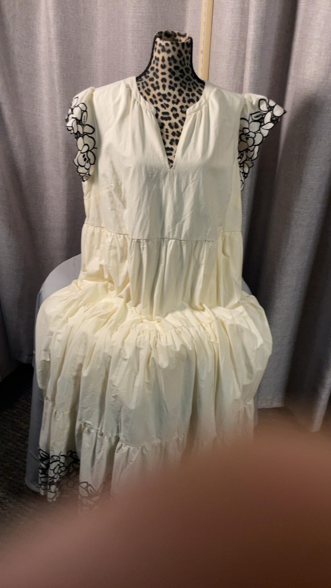 Belle Isle by Torrid White Floral Dress Size 18 image 3