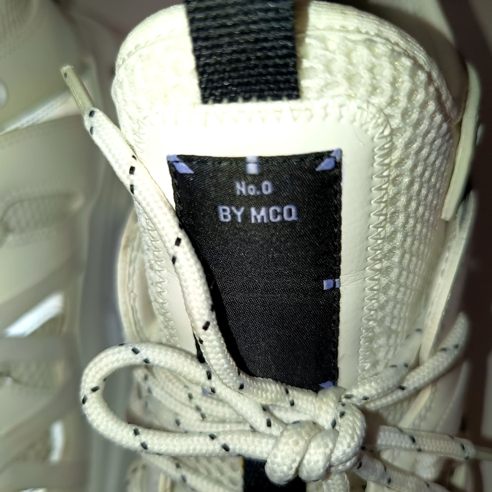 McQ Men Beige & Black Chunky Sneakers 45it/12us image 5