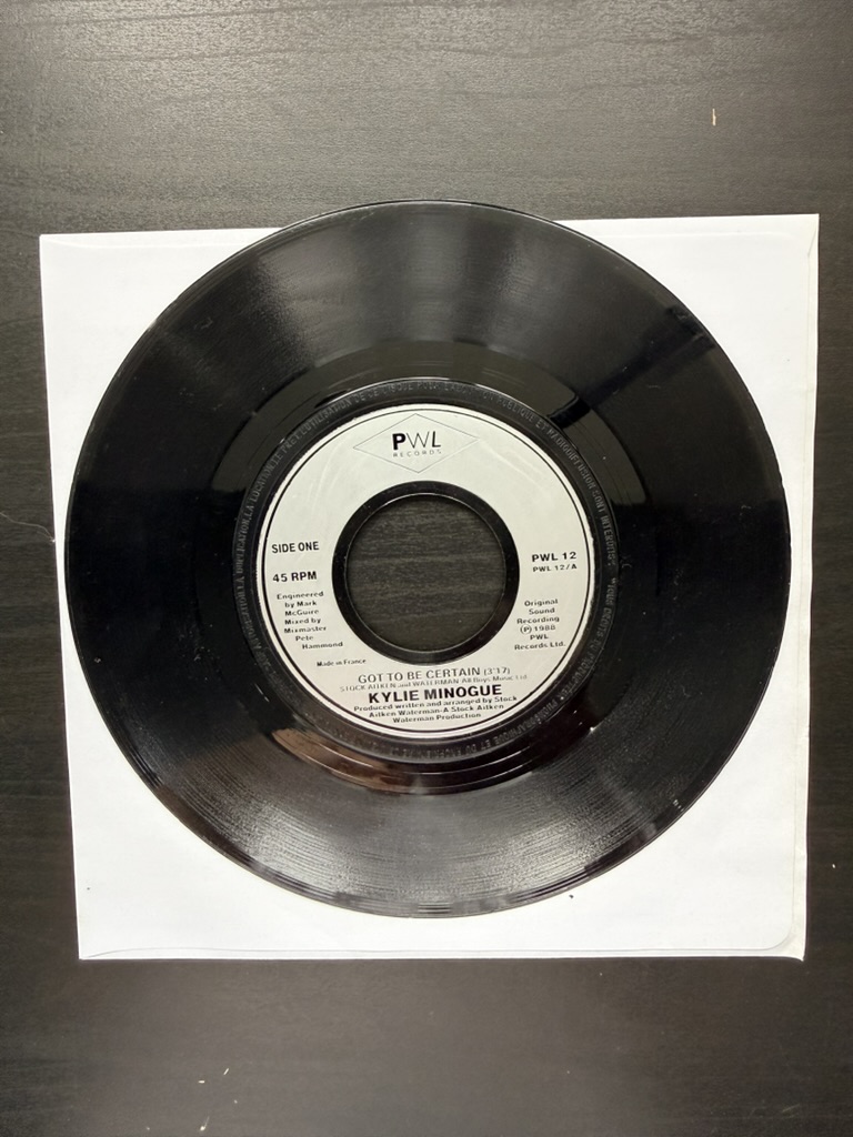 Kylie Minogue Vinyl 7 inch Single Got To Be Certain 45 RPM