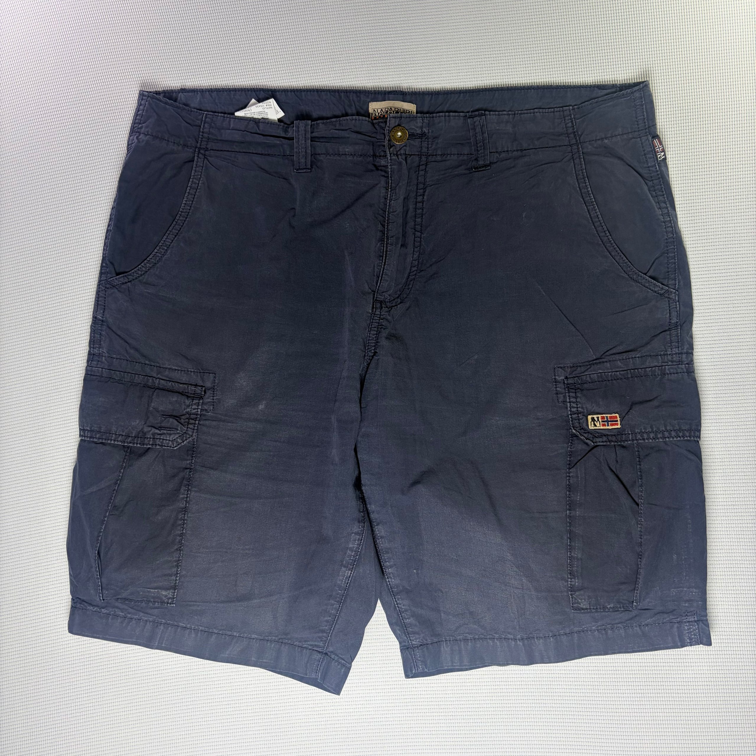 Napapijri Cargo Shorts Navy Men's W36 Workwear Utility