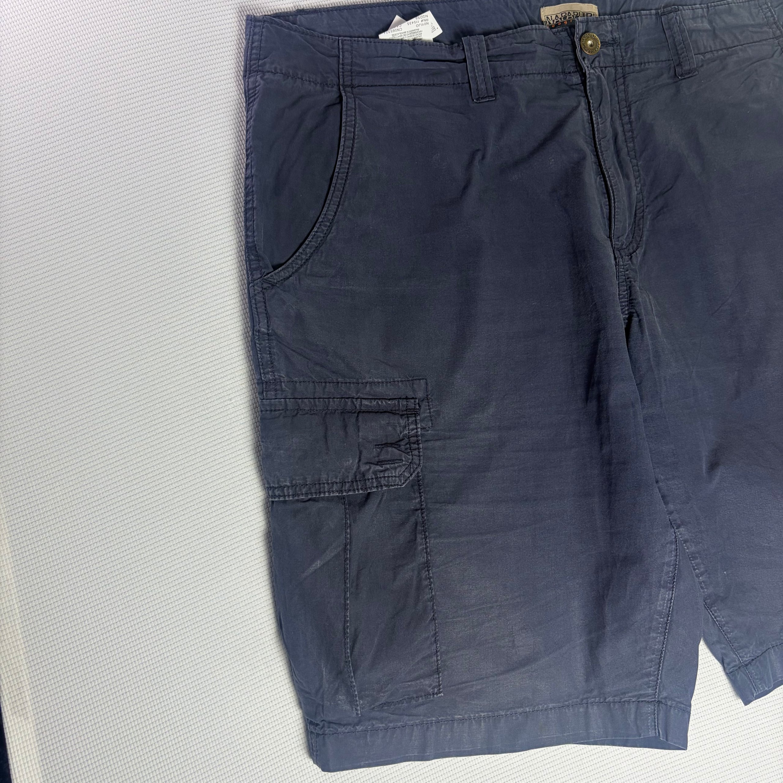 Napapijri Cargo Shorts Navy Men's W36 Workwear Utility image 2