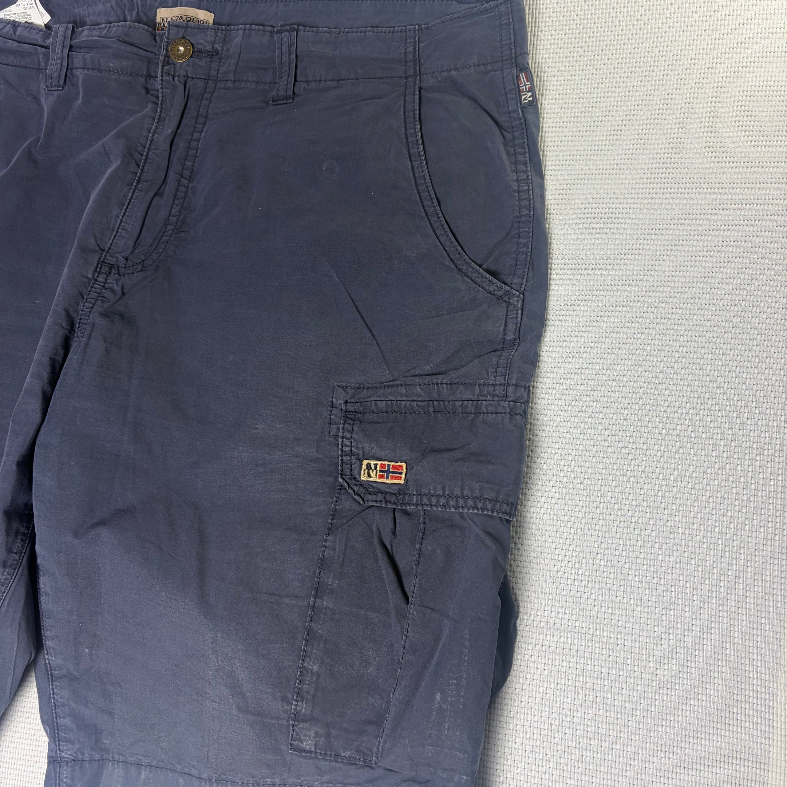 Napapijri Cargo Shorts Navy Men's W36 Workwear Utility image 3
