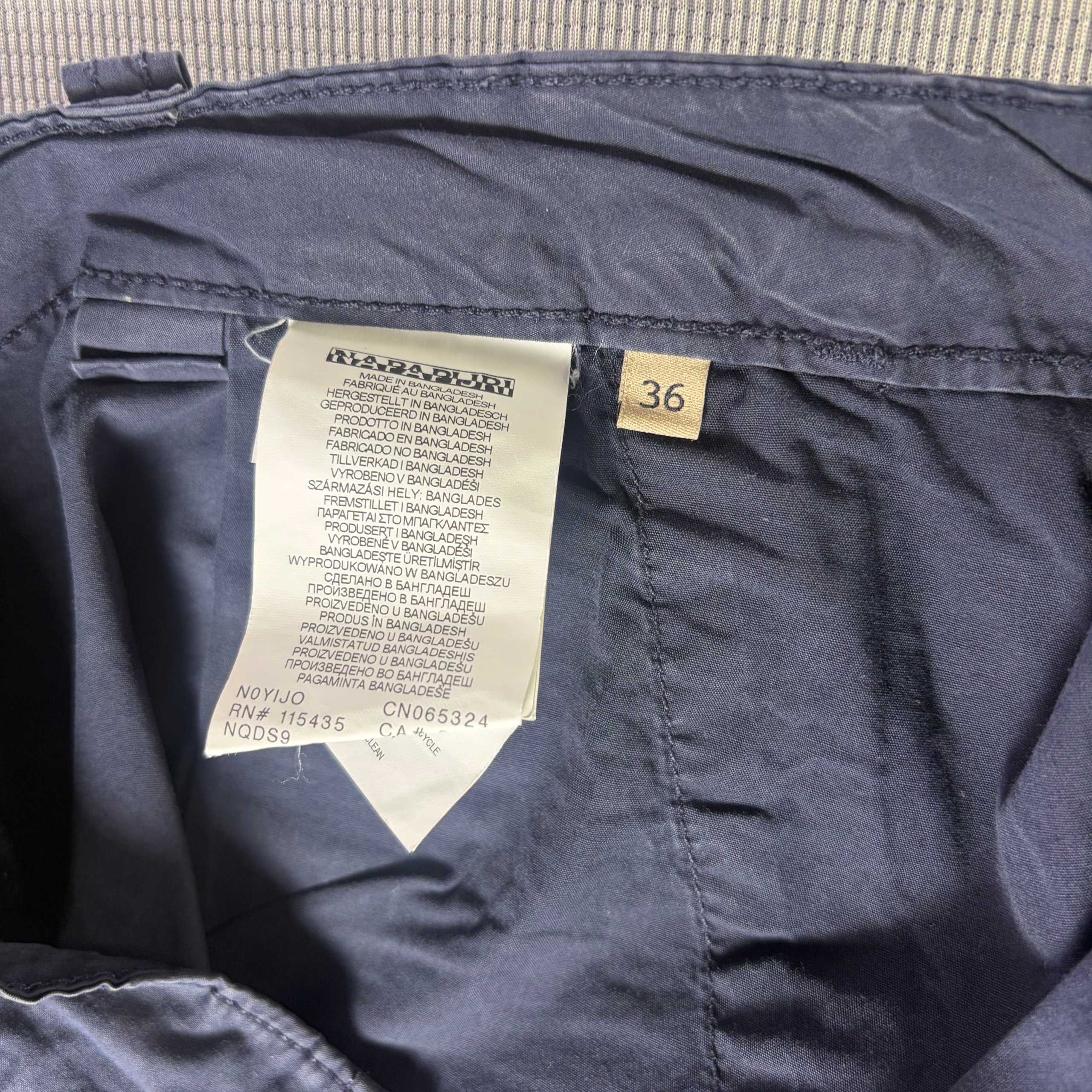 Napapijri Cargo Shorts Navy Men's W36 Workwear Utility image 5