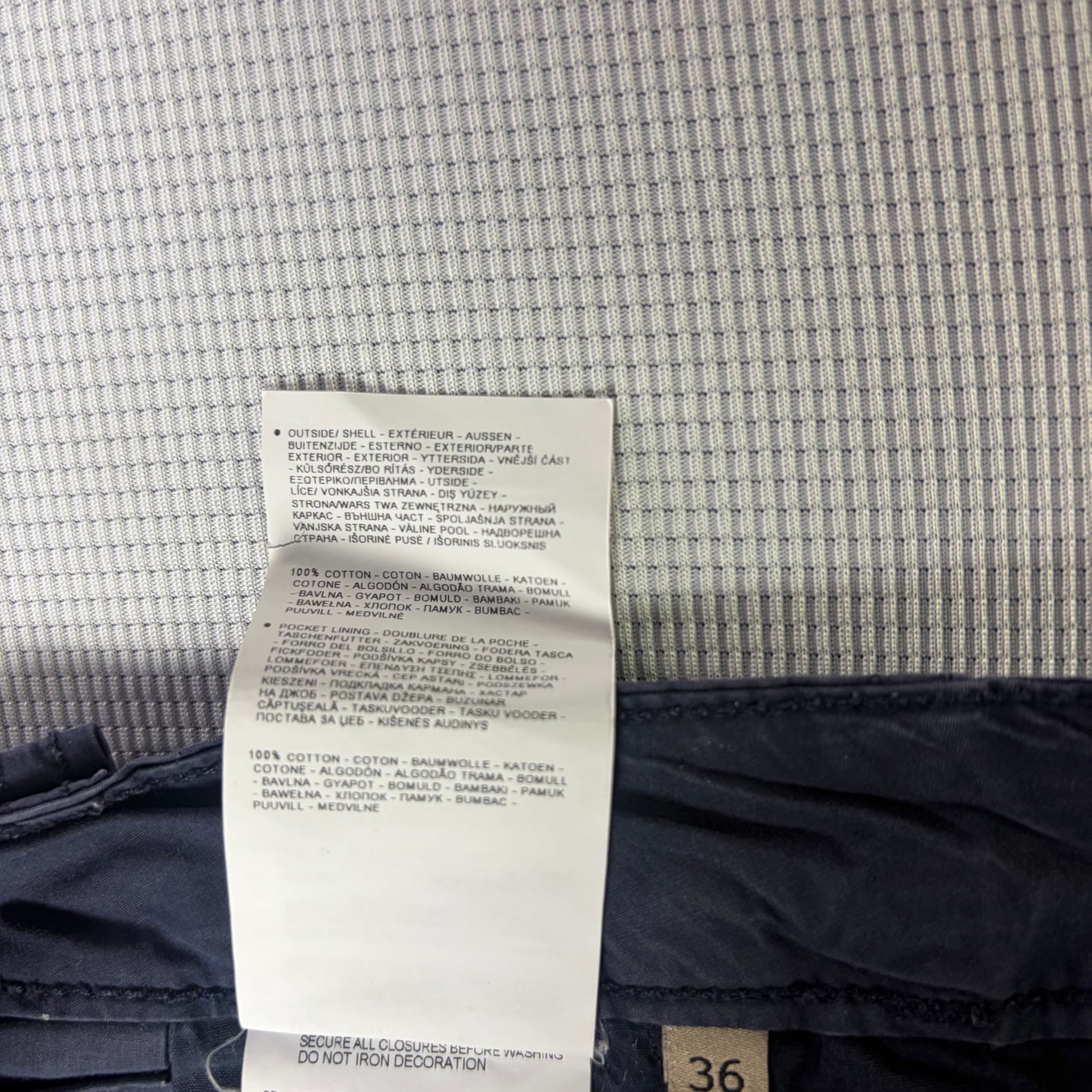 Napapijri Cargo Shorts Navy Men's W36 Workwear Utility image 6
