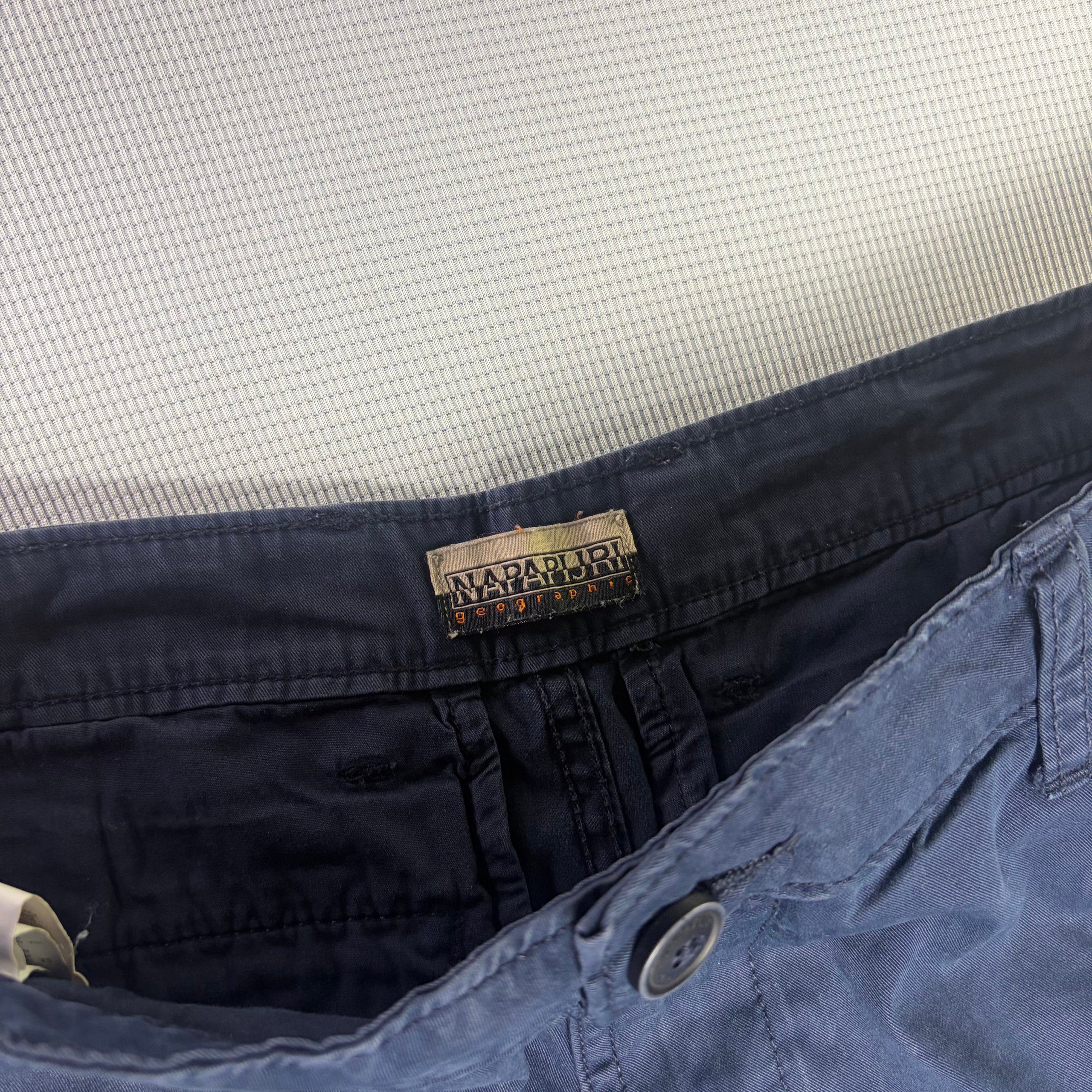 Napapijri Cargo Shorts Navy Men's W30 Workwear Utility image 6