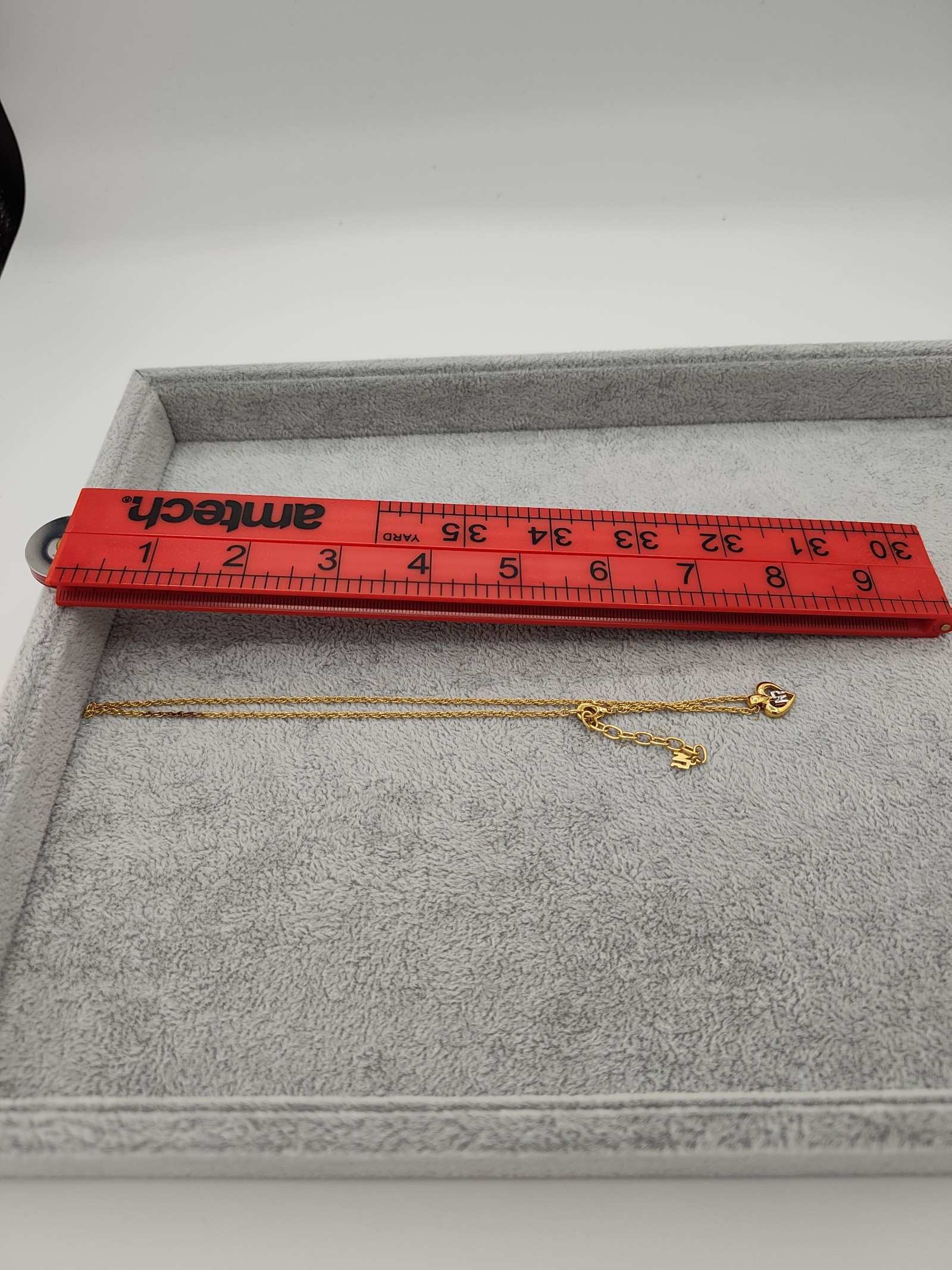 Nina Ricci Gold & Silver Heart Pendant Necklace Unisex Other image 8