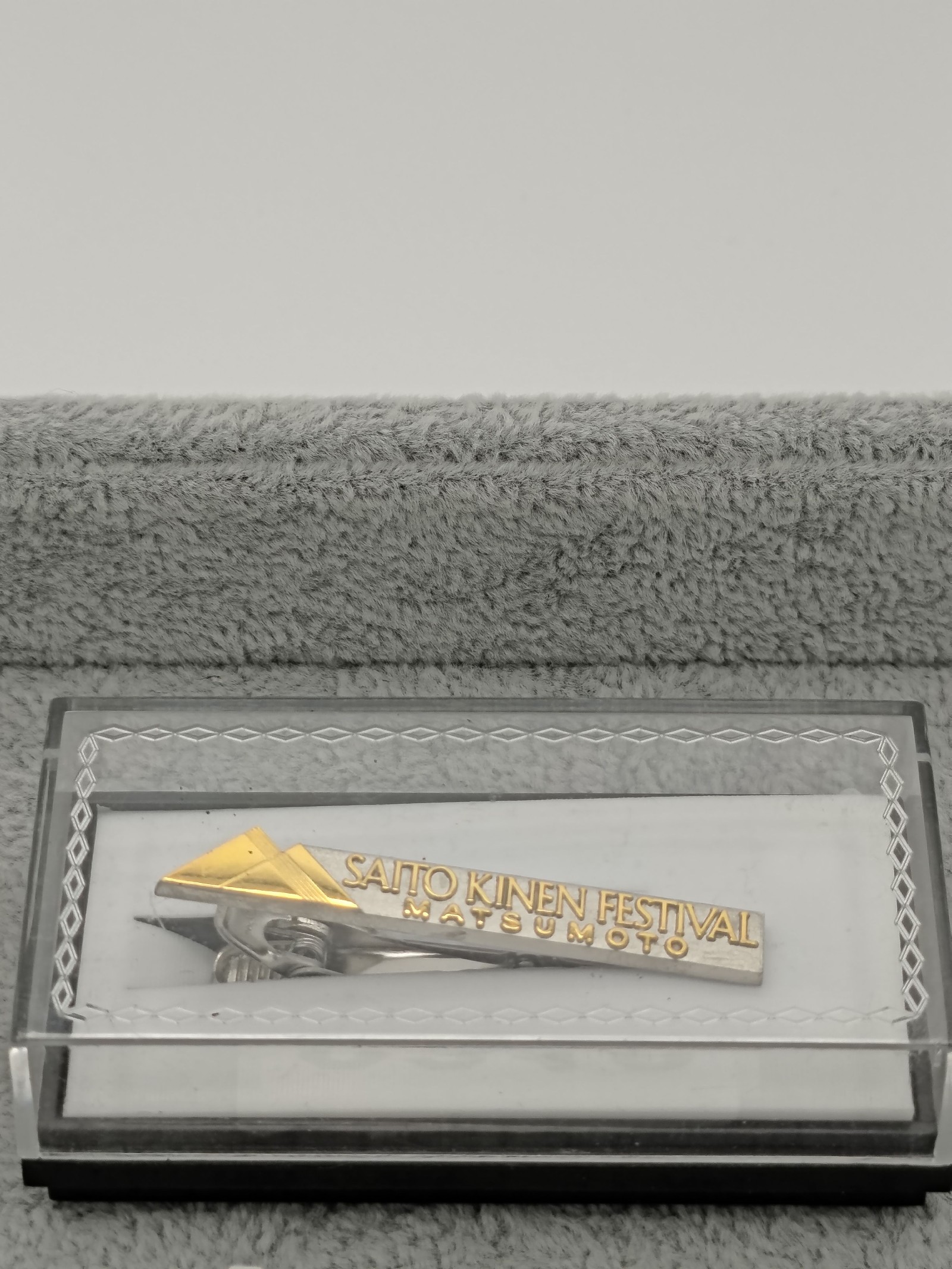Saito Kinen Festival Matsumoto Silver & Gold Plated Unisex Tie Clip Other image 2