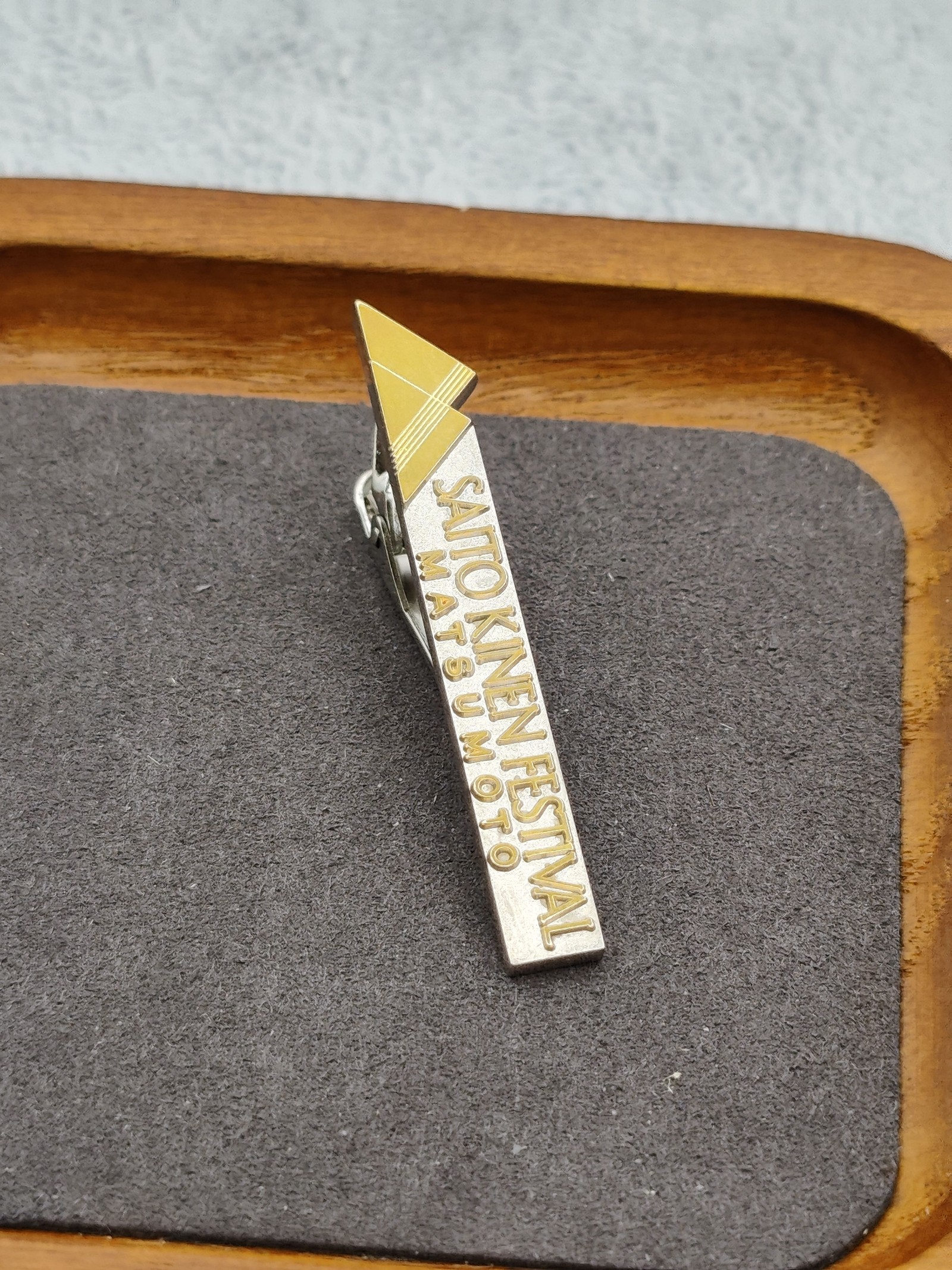 Saito Kinen Festival Matsumoto Silver & Gold Plated Unisex Tie Clip Other image 9