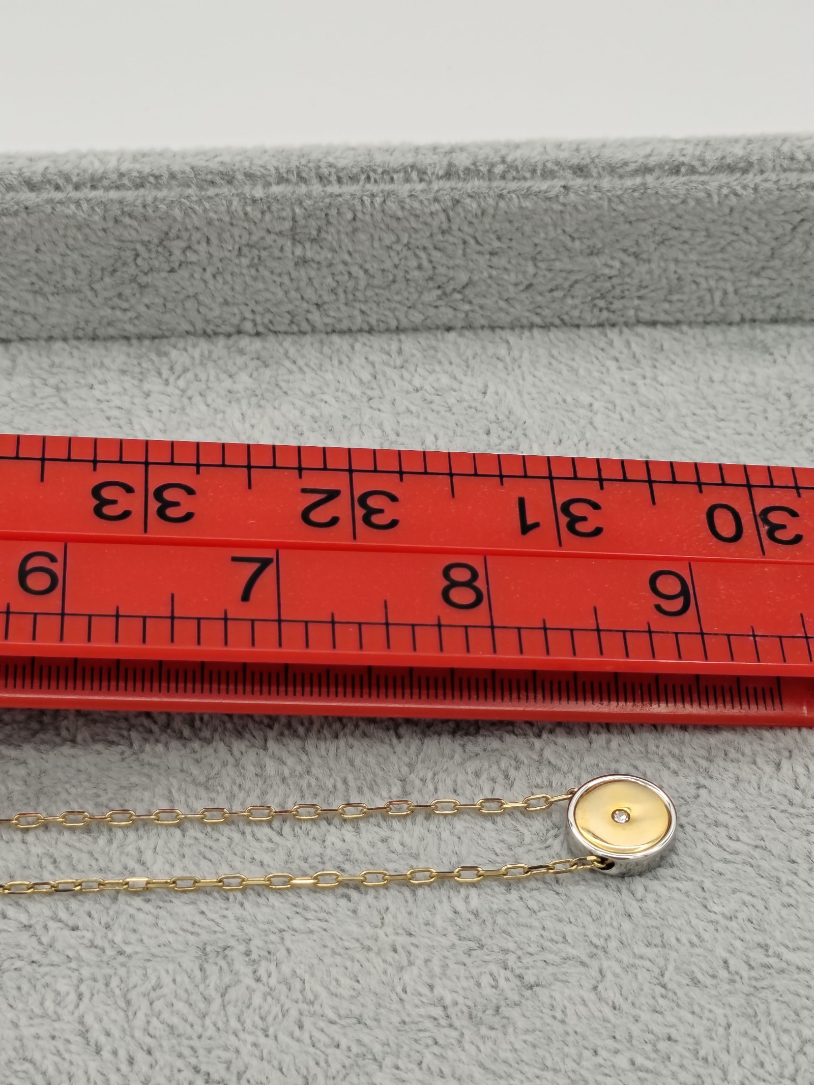 Vintage Gold & Silver Tone Round Pendant Necklace Women image 8