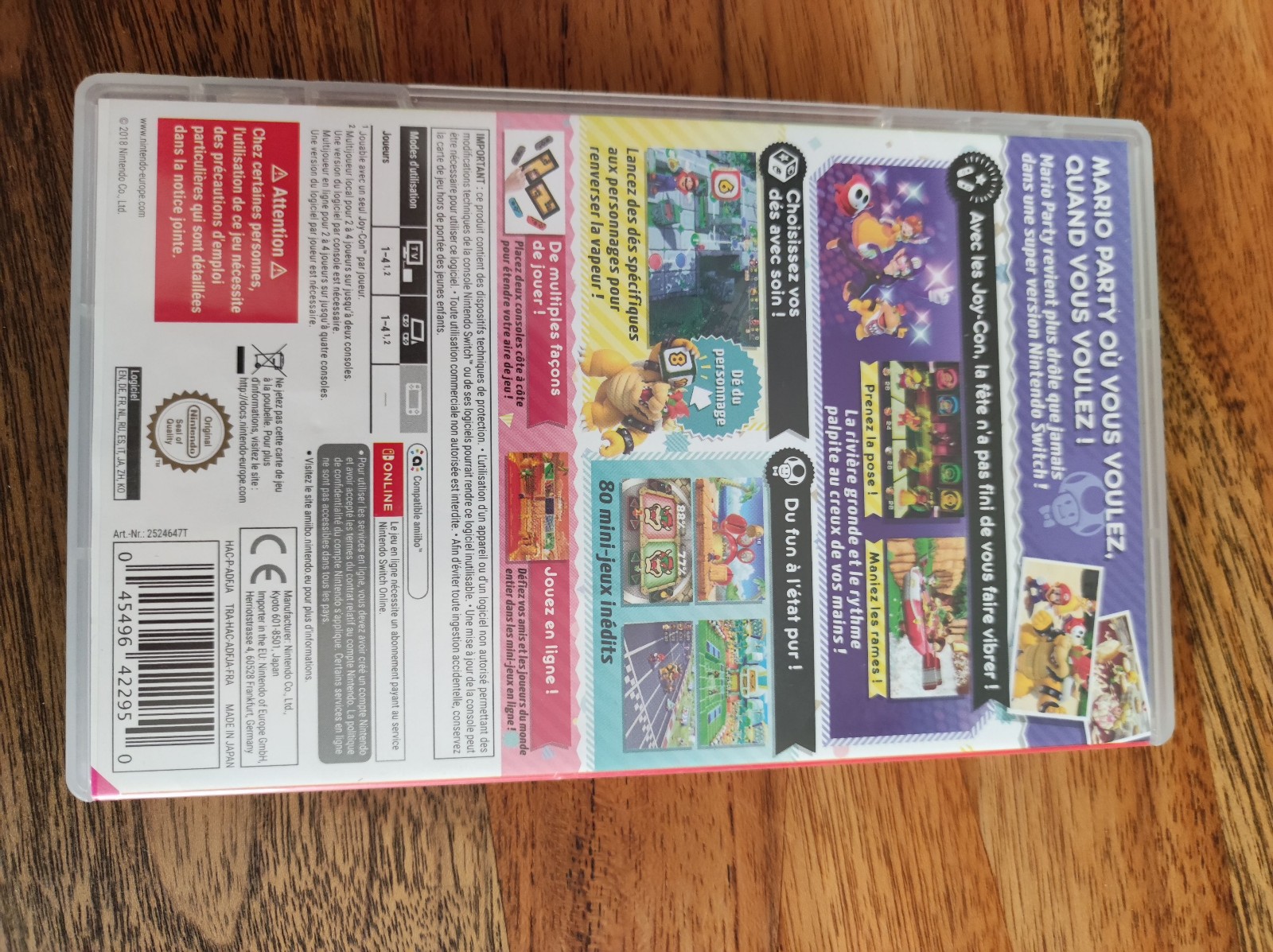 Nintendo Switch Super Mario Party Game Card image 2
