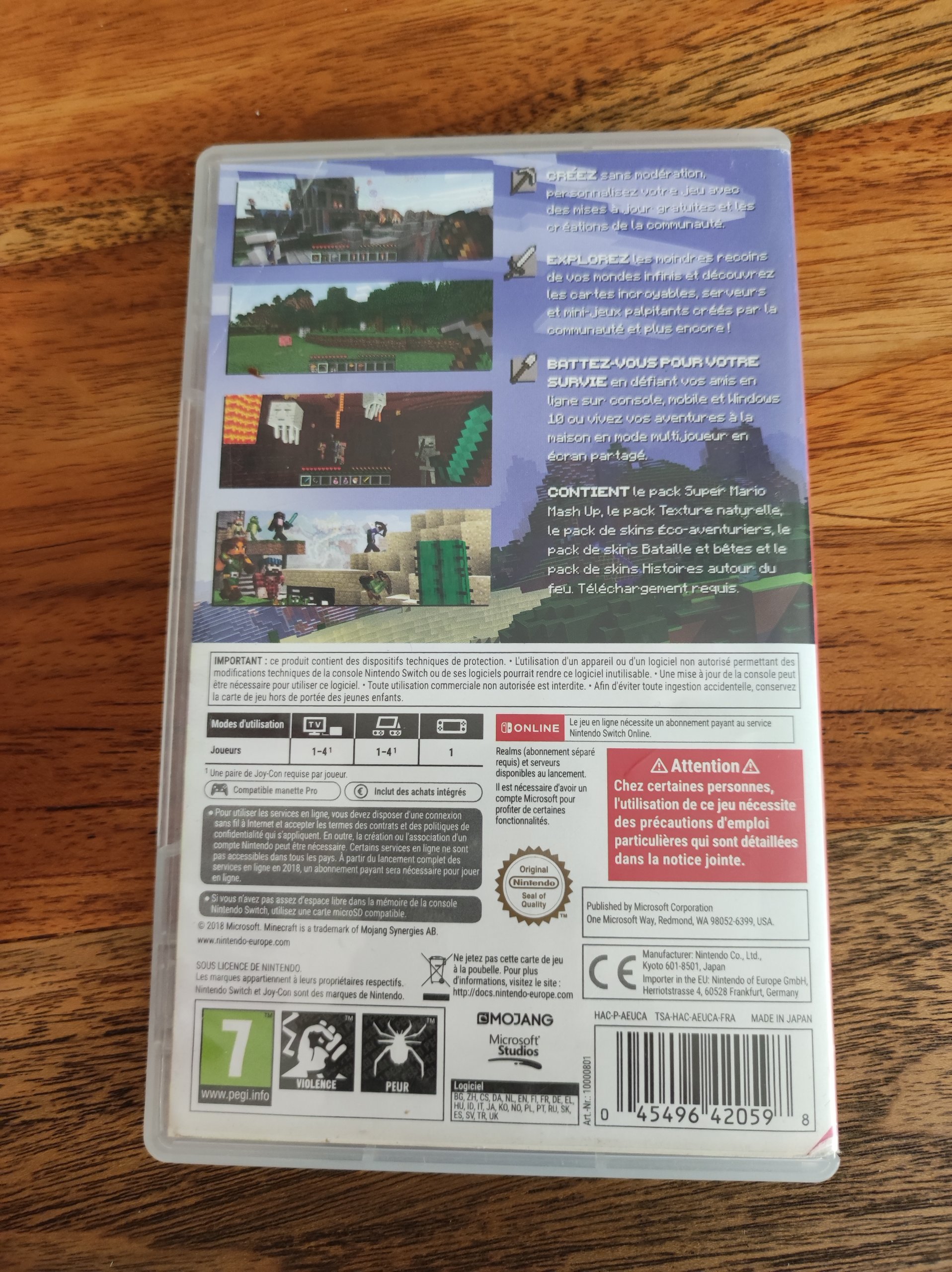 Minecraft Nintendo Switch Game Card image 2