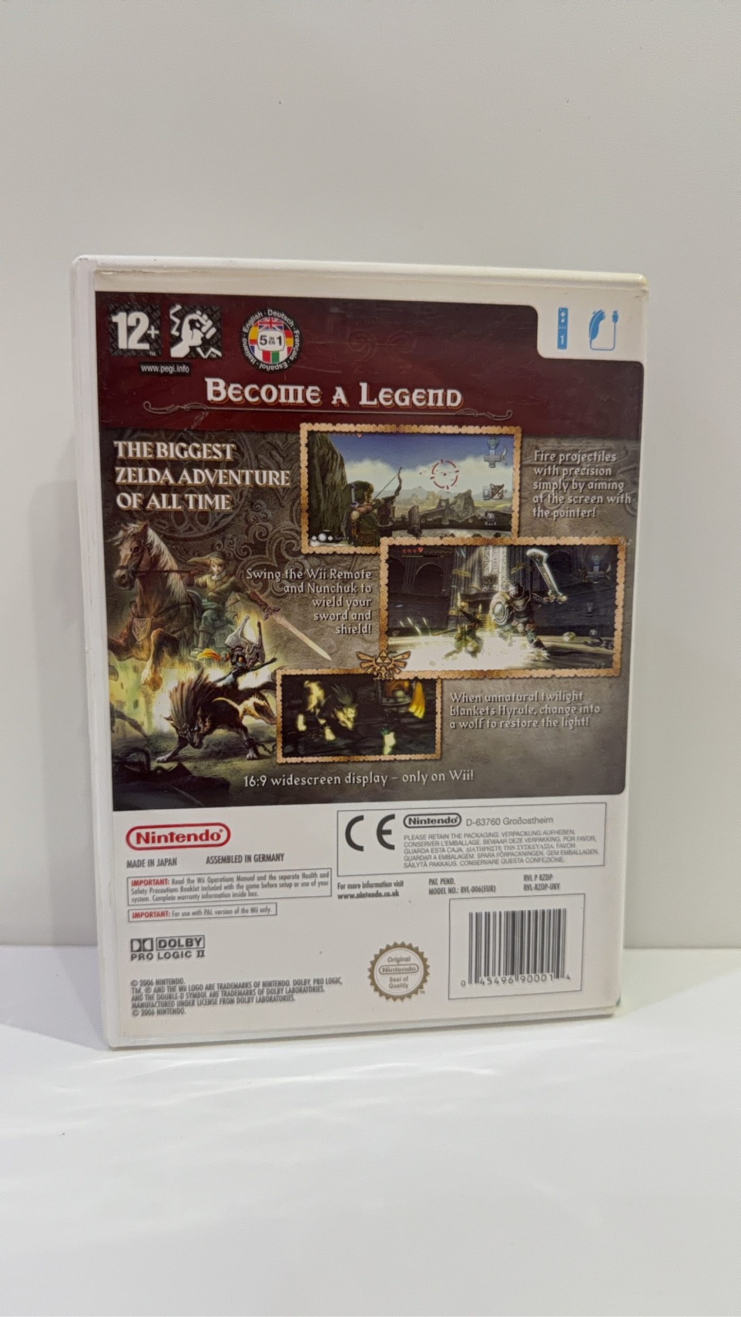The Legend of Zelda: Twilight Princess Nintendo Wii No Manual PAL UK image 4