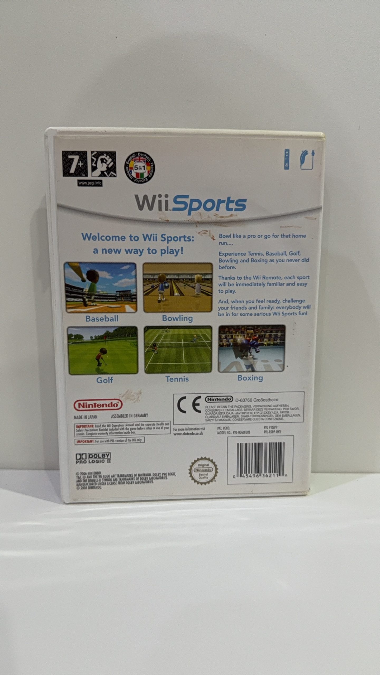 Wii Sports Nintendo Wii Complete With Manual DVD Case PAL UK image 4
