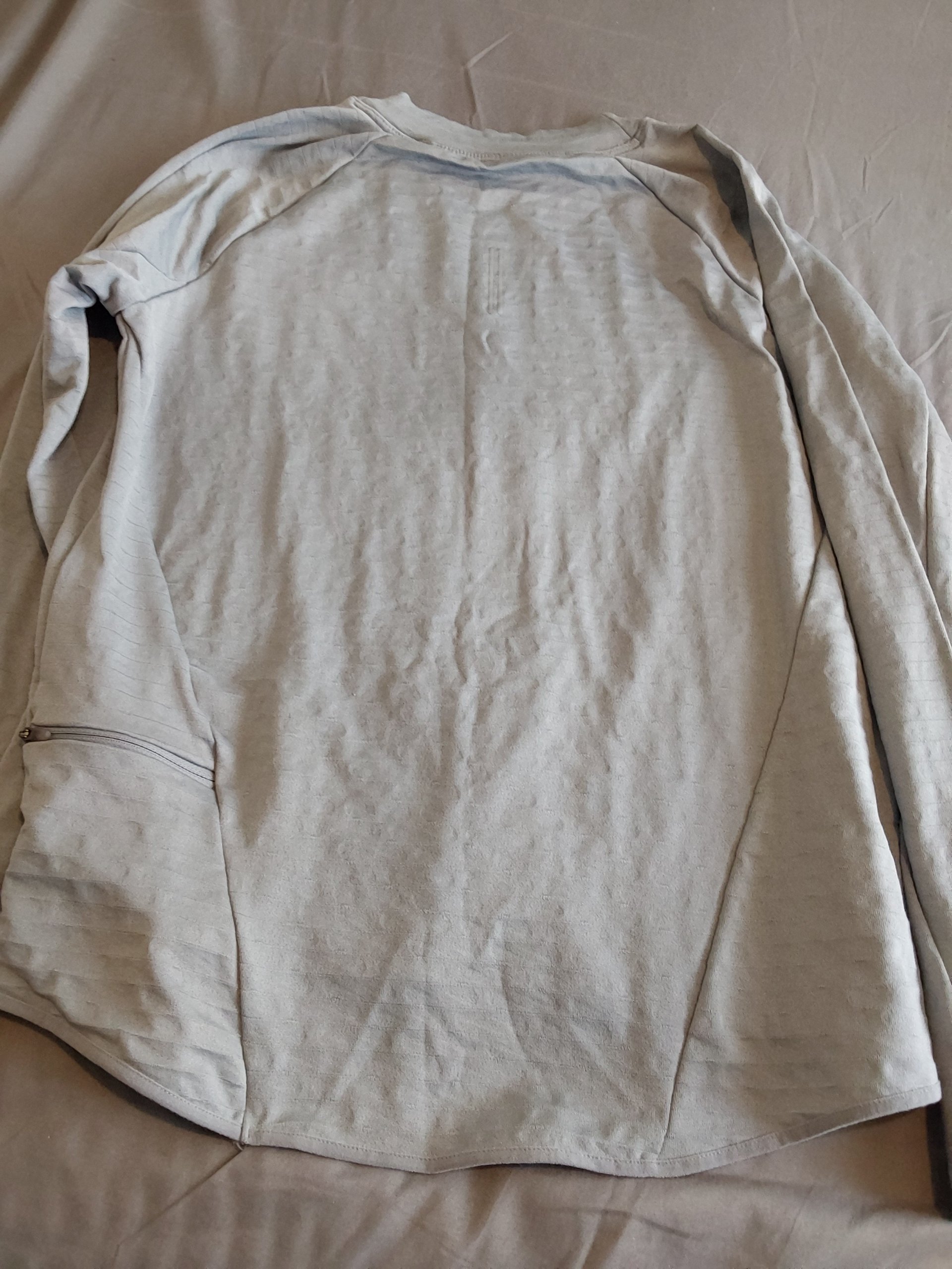 Nike Mens Grey Therma-Fit Running Top Medium Long Sleeve Mans image 5