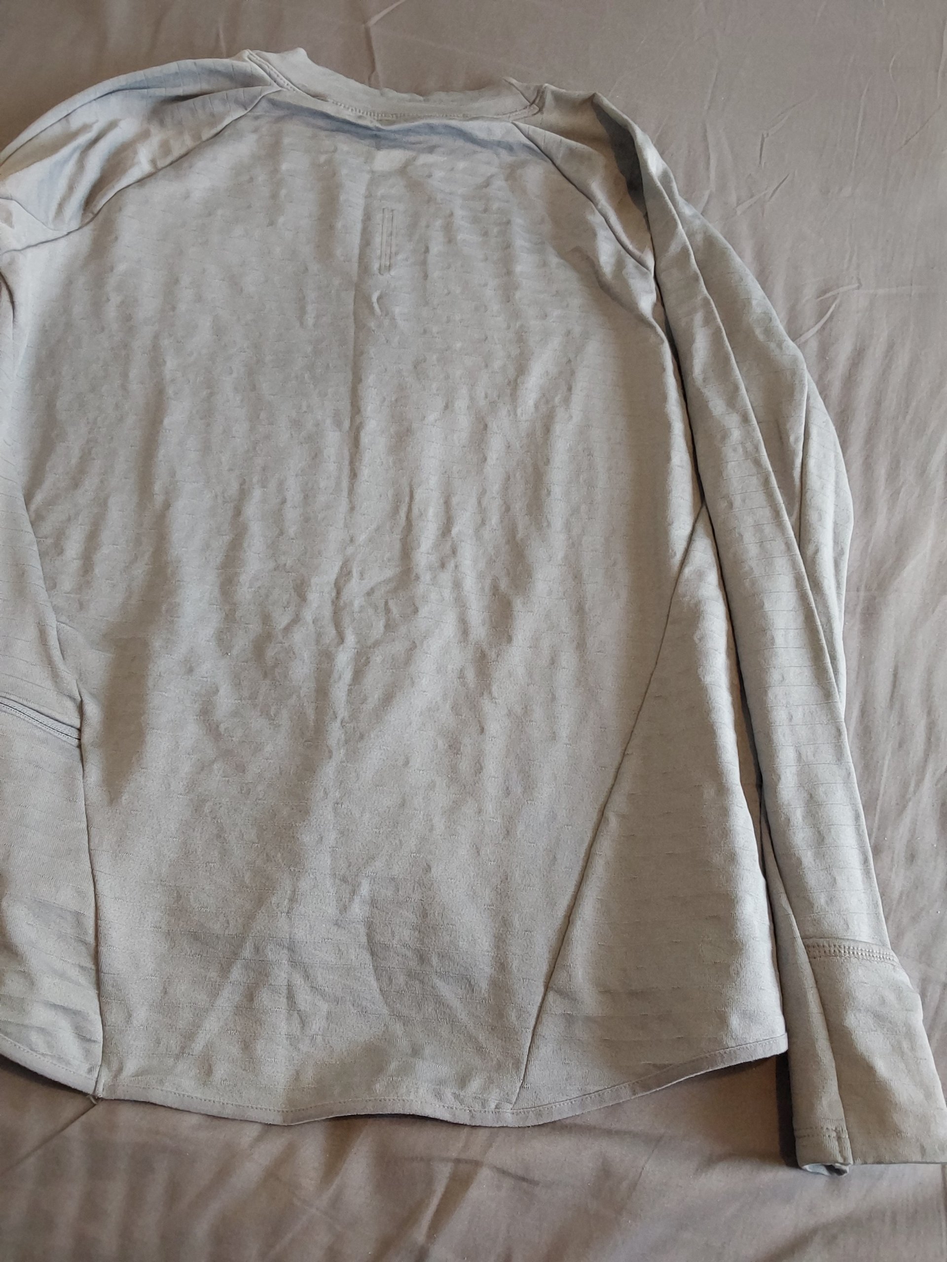 Nike Mens Grey Therma-Fit Running Top Medium Long Sleeve Mans image 6