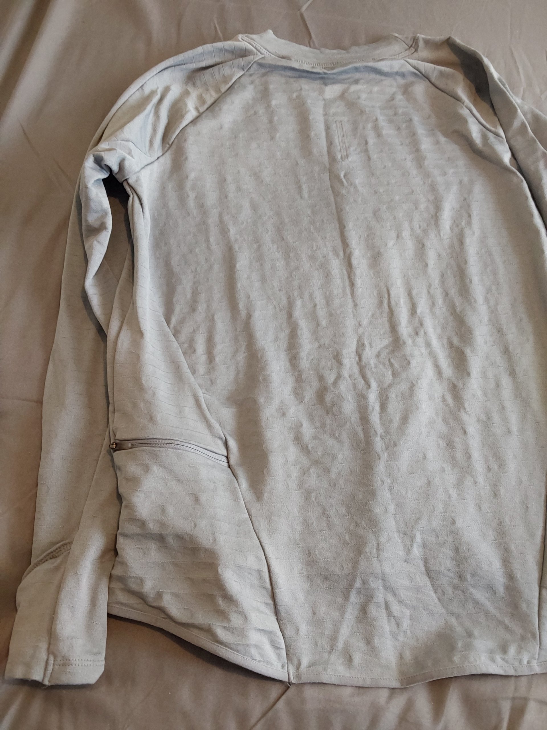 Nike Mens Grey Therma-Fit Running Top Medium Long Sleeve Mans image 7