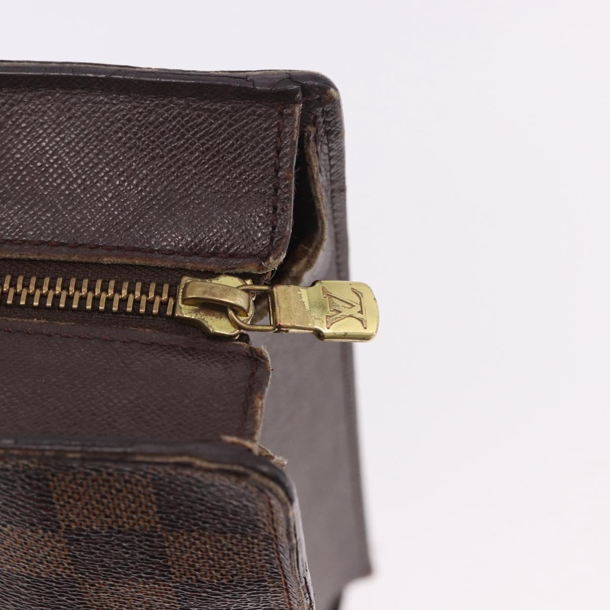 LOUIS VUITTON Damier Ebene Venice PM Hand Bag N51145 LV Auth 191525 image 10