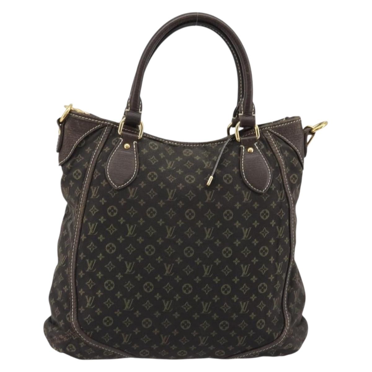 LOUIS VUITTON Monogram Mini Lin Buzasu Anjoul Brown Ebene M95617 LV Auth BA13988 image 3