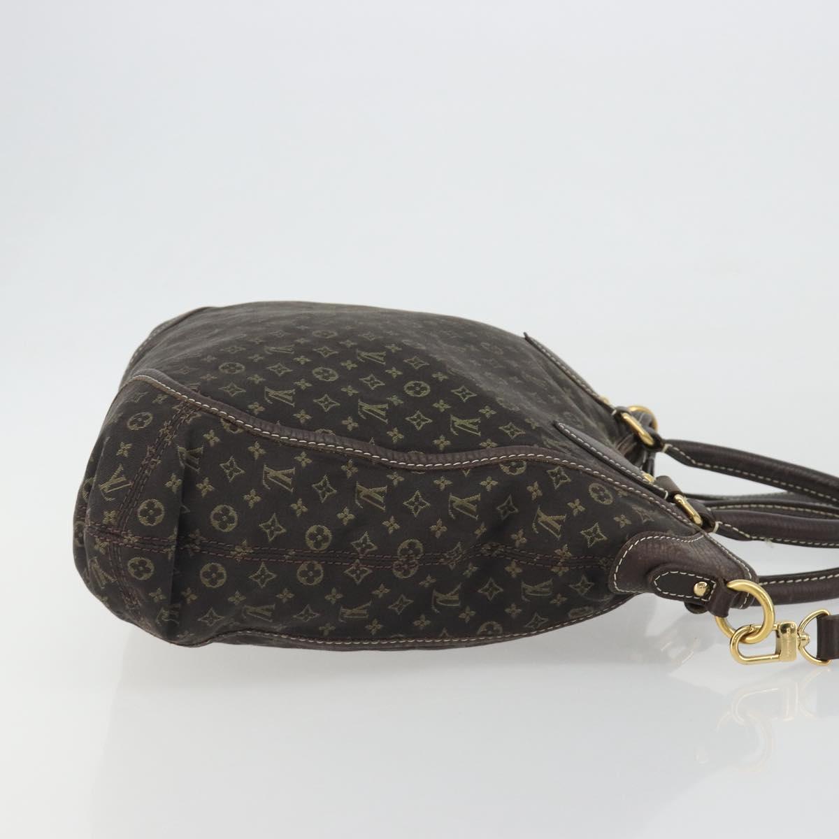 LOUIS VUITTON Monogram Mini Lin Buzasu Anjoul Brown Ebene M95617 LV Auth BA13988 image 4