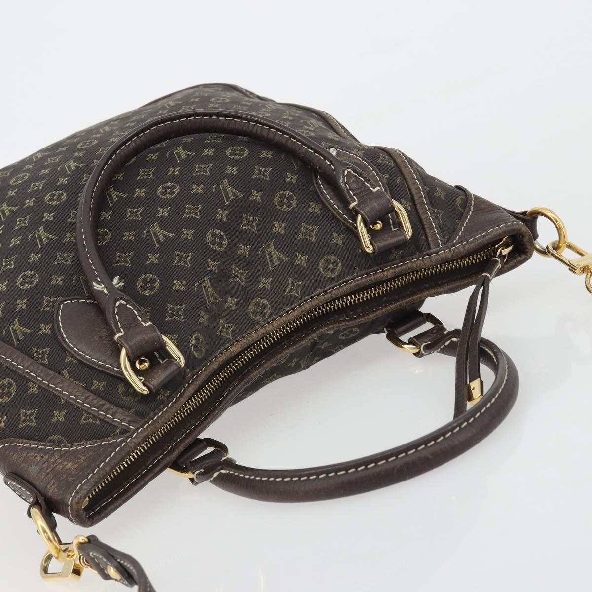 LOUIS VUITTON Monogram Mini Lin Buzasu Anjoul Brown Ebene M95617 LV Auth BA13988 image 7