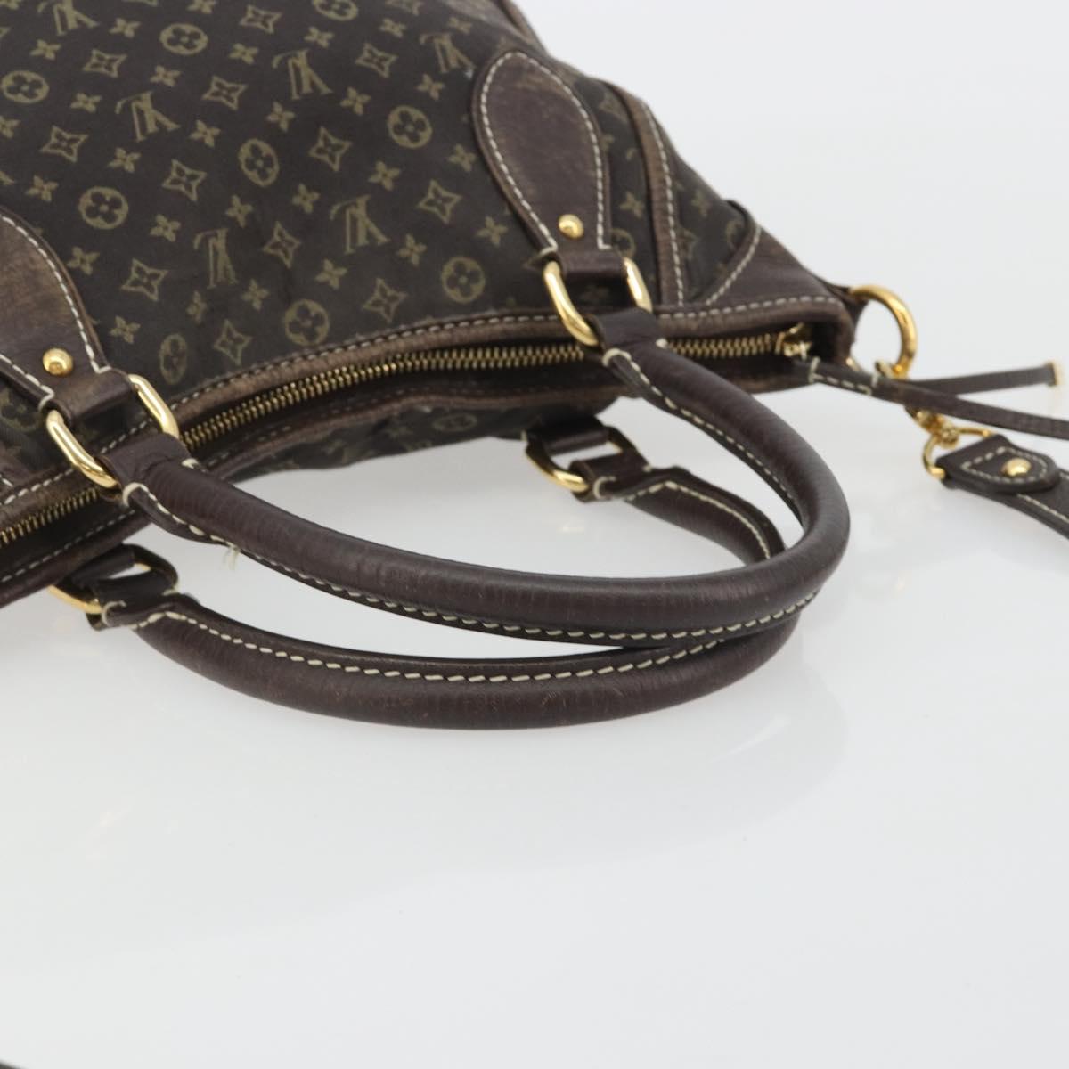 LOUIS VUITTON Monogram Mini Lin Buzasu Anjoul Brown Ebene M95617 LV Auth BA13988 image 8