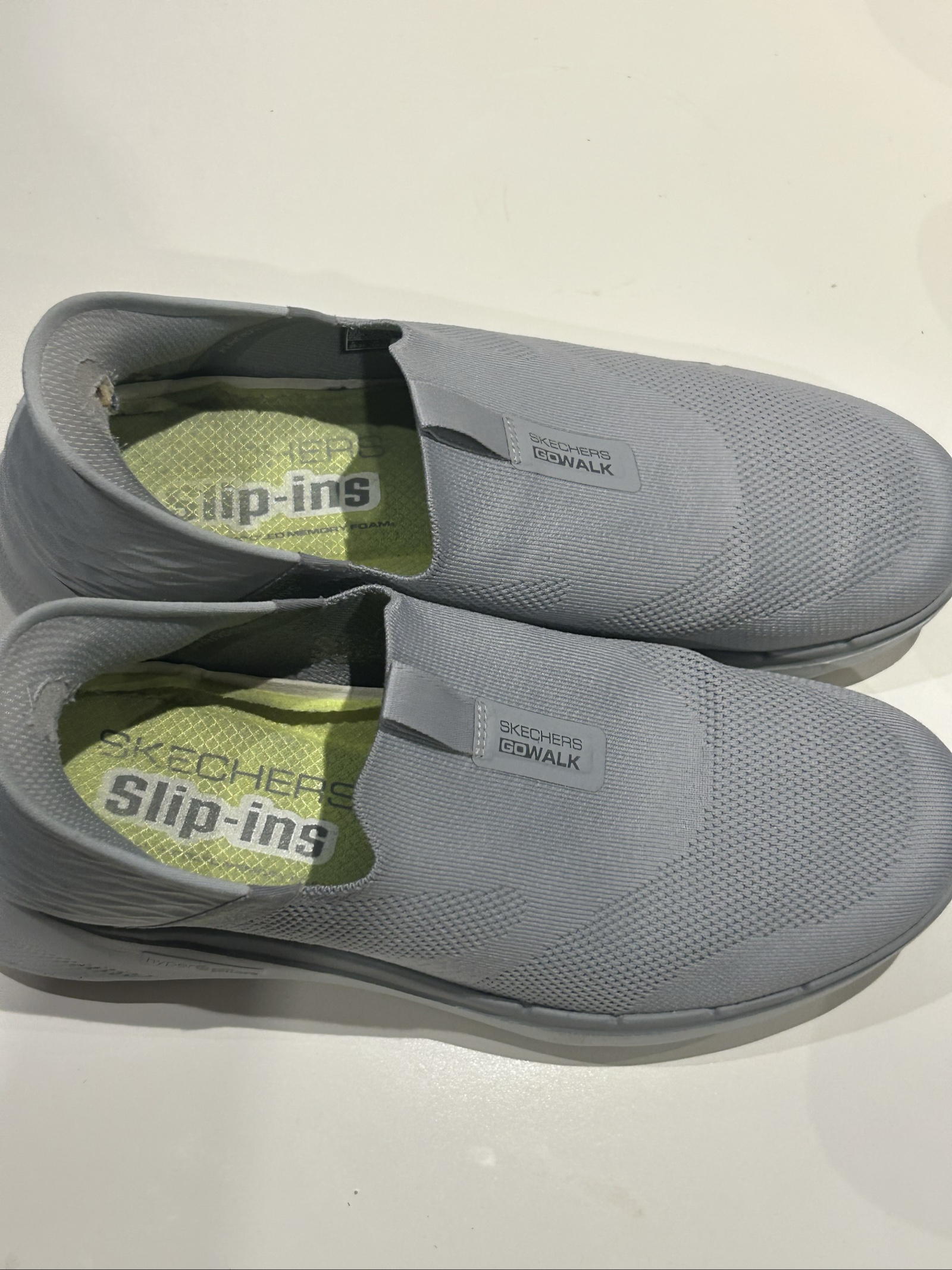 Skechers Grey GoWalk Slip-On Shoes Used Size Other