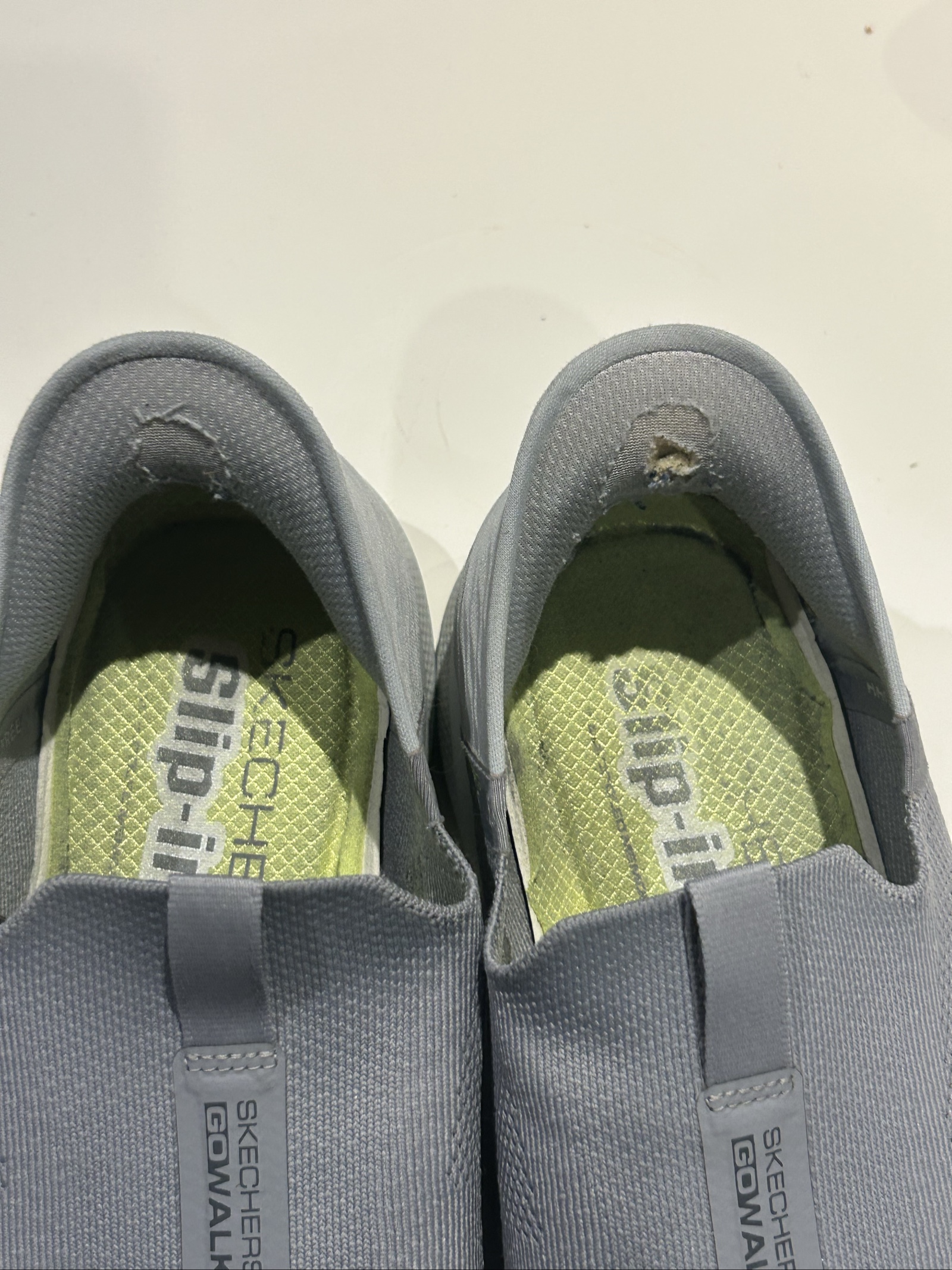 Skechers Grey GoWalk Slip-On Shoes Used Size Other image 3