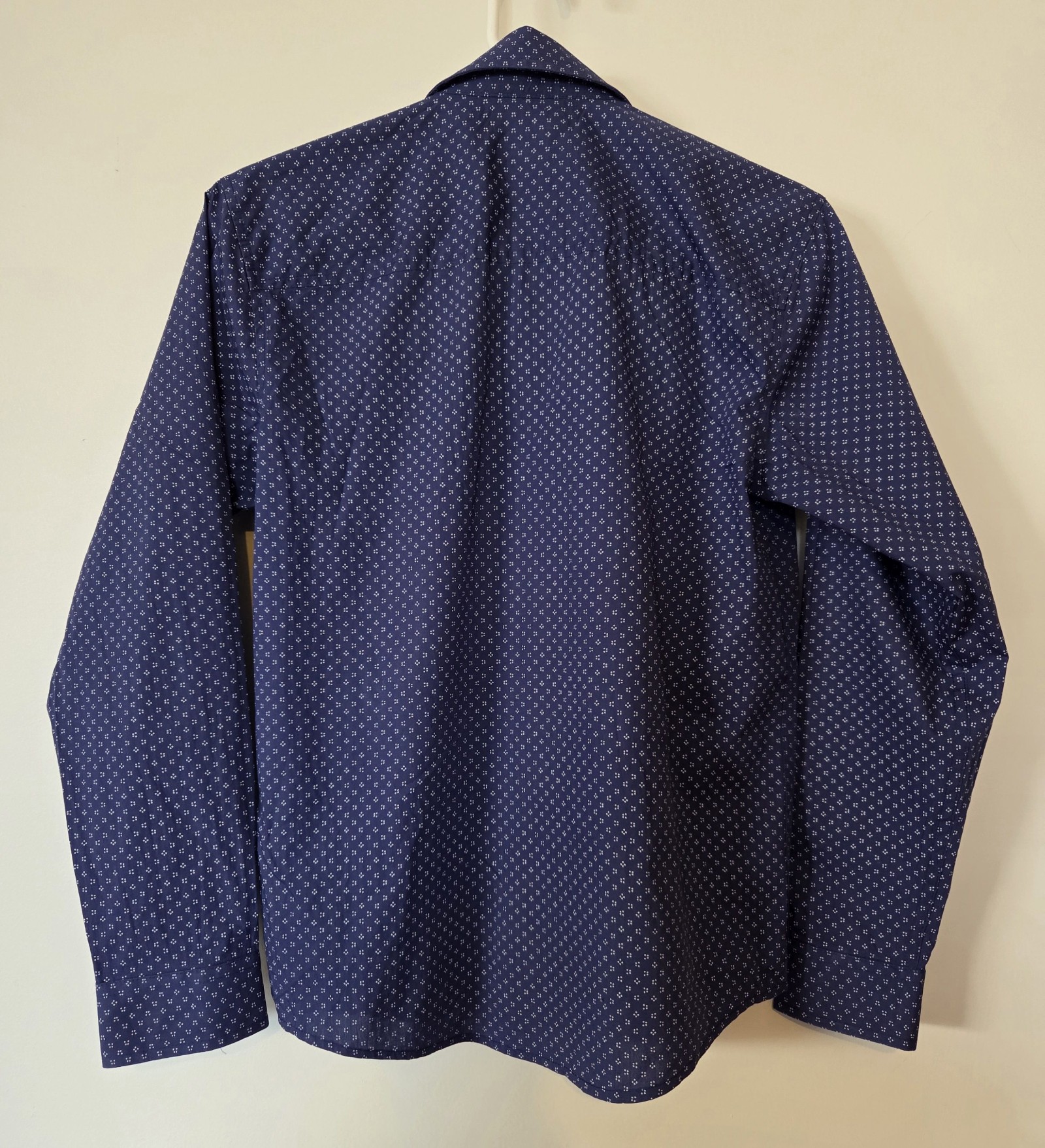 Van Heusen Teen Navy & White Cotton Shirt Size 14 image 3