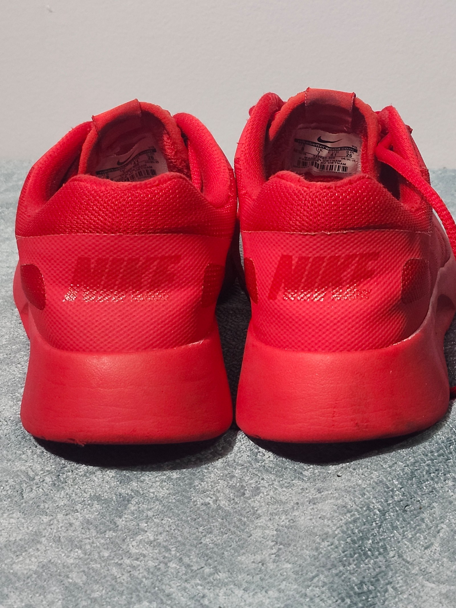 Nike Men's Red Lightweight Mesh Running Shoes US 8 image 4