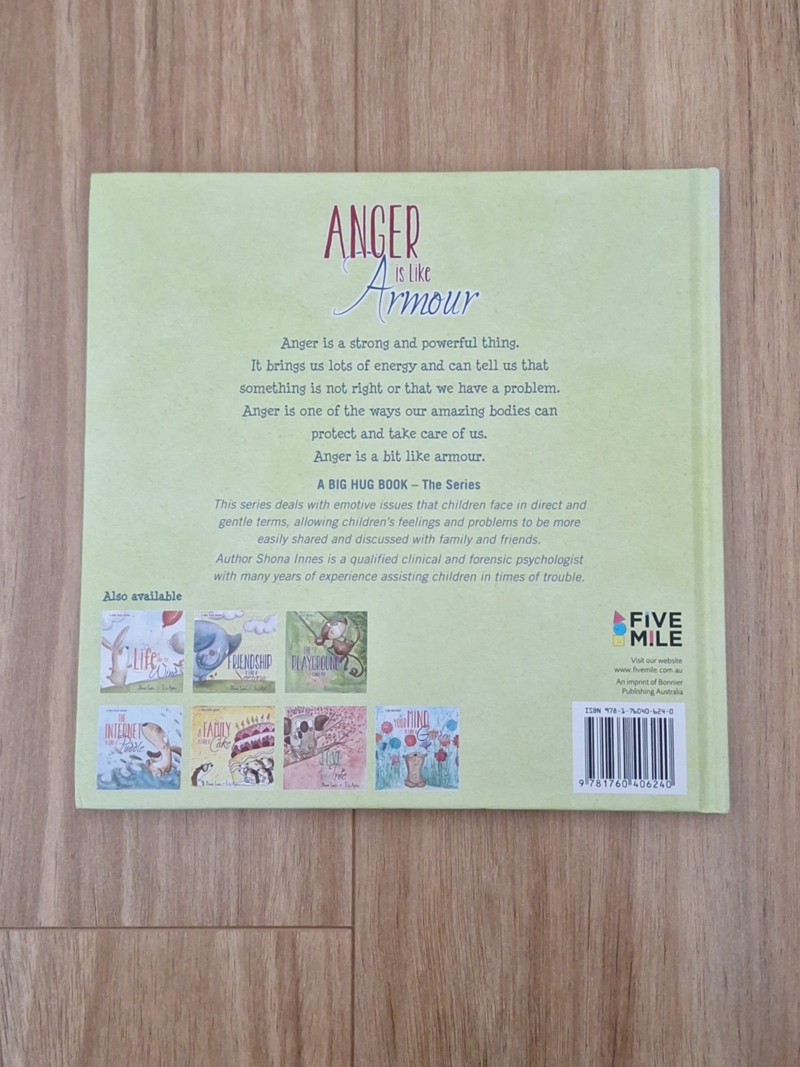Anger is Like Armour Kids Children's Book by Shona Innes image 2