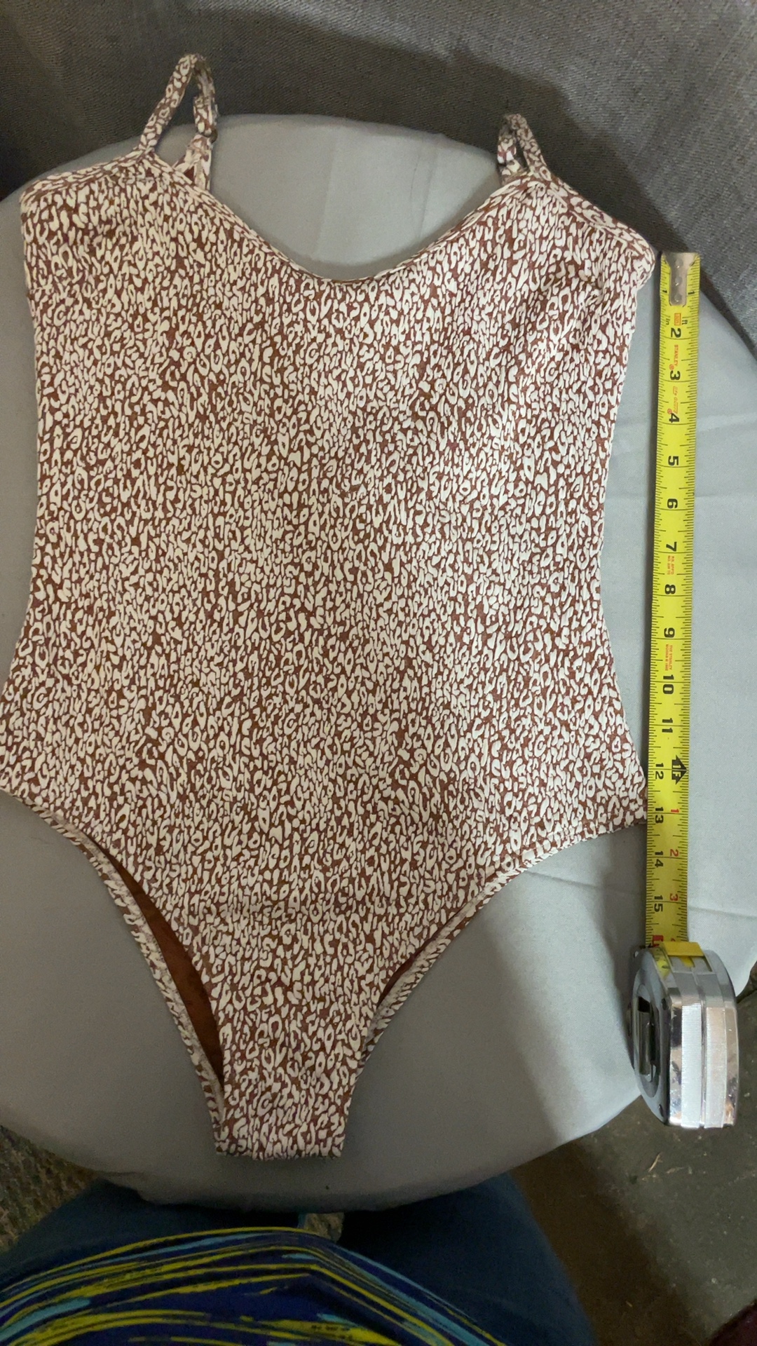 Billabong Women Brown & White Print Swimsuit image 5