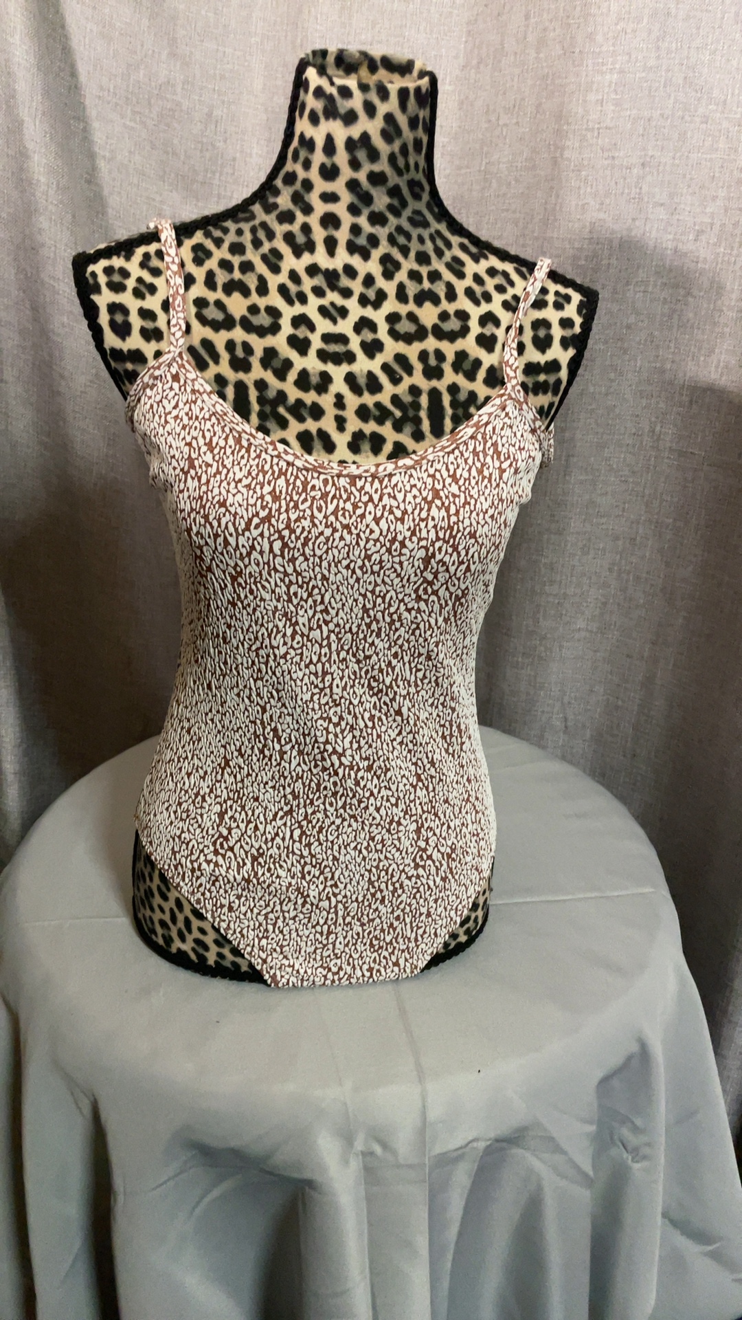 Billabong Women Brown & White Print Swimsuit