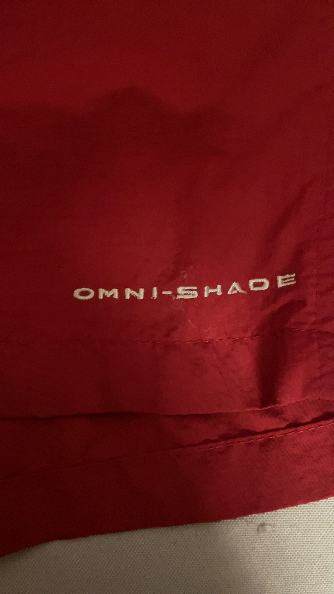 Columbia Men's Red Nylon Swim Trunks Lined XL image 2