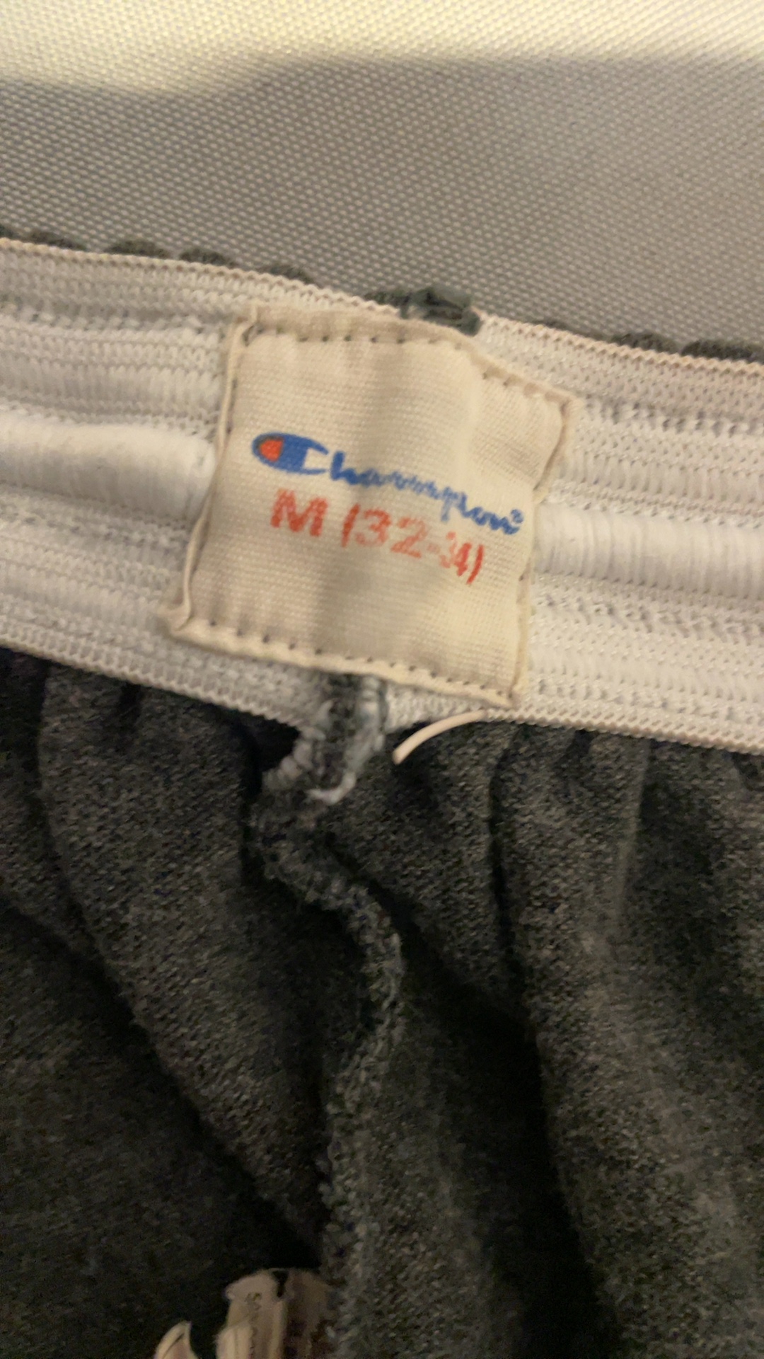 Champion Grey Cotton Shorts Medium 16 in Length image 4