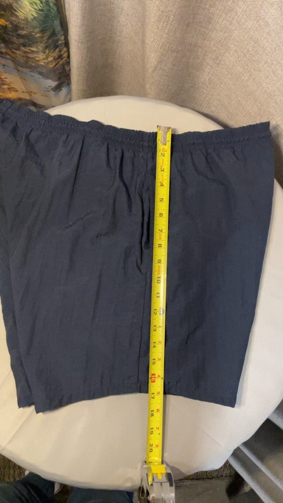 Vintage 1990's Sun Country Navy XL Swim Shorts Elastic Waist Drawstring