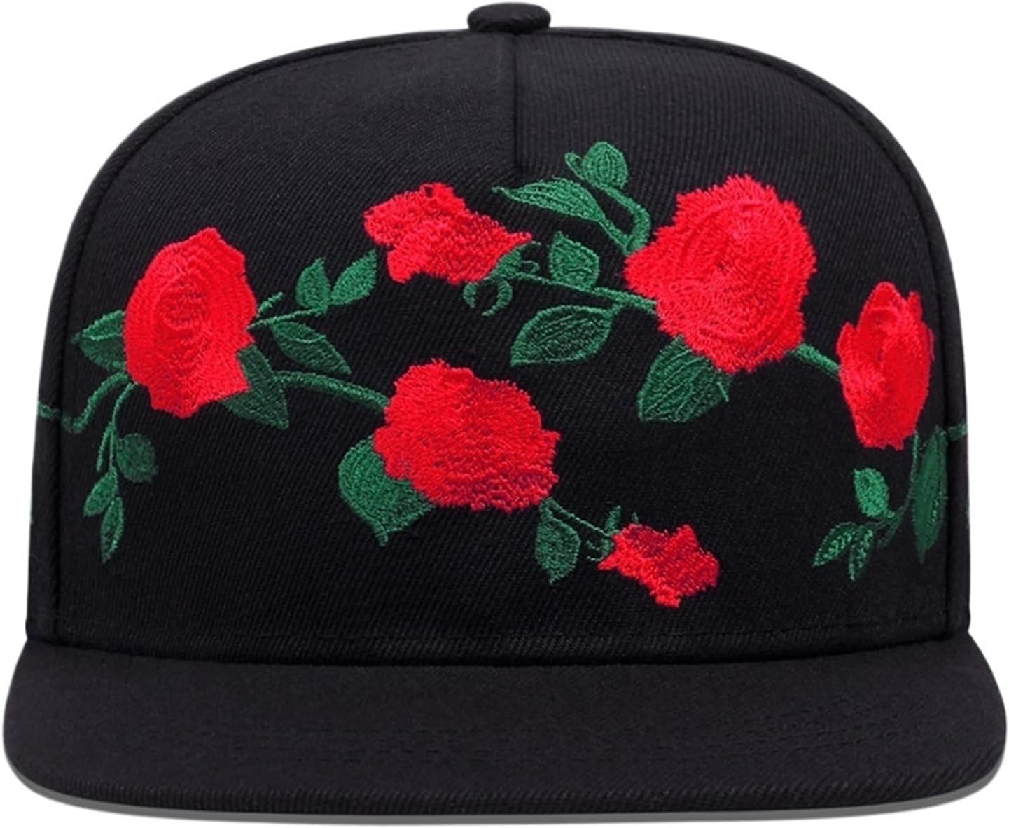 Baseball Cap Fashion Fastball Rose Embroidery Hip Hop Baseball Cap Hat Adult image 3