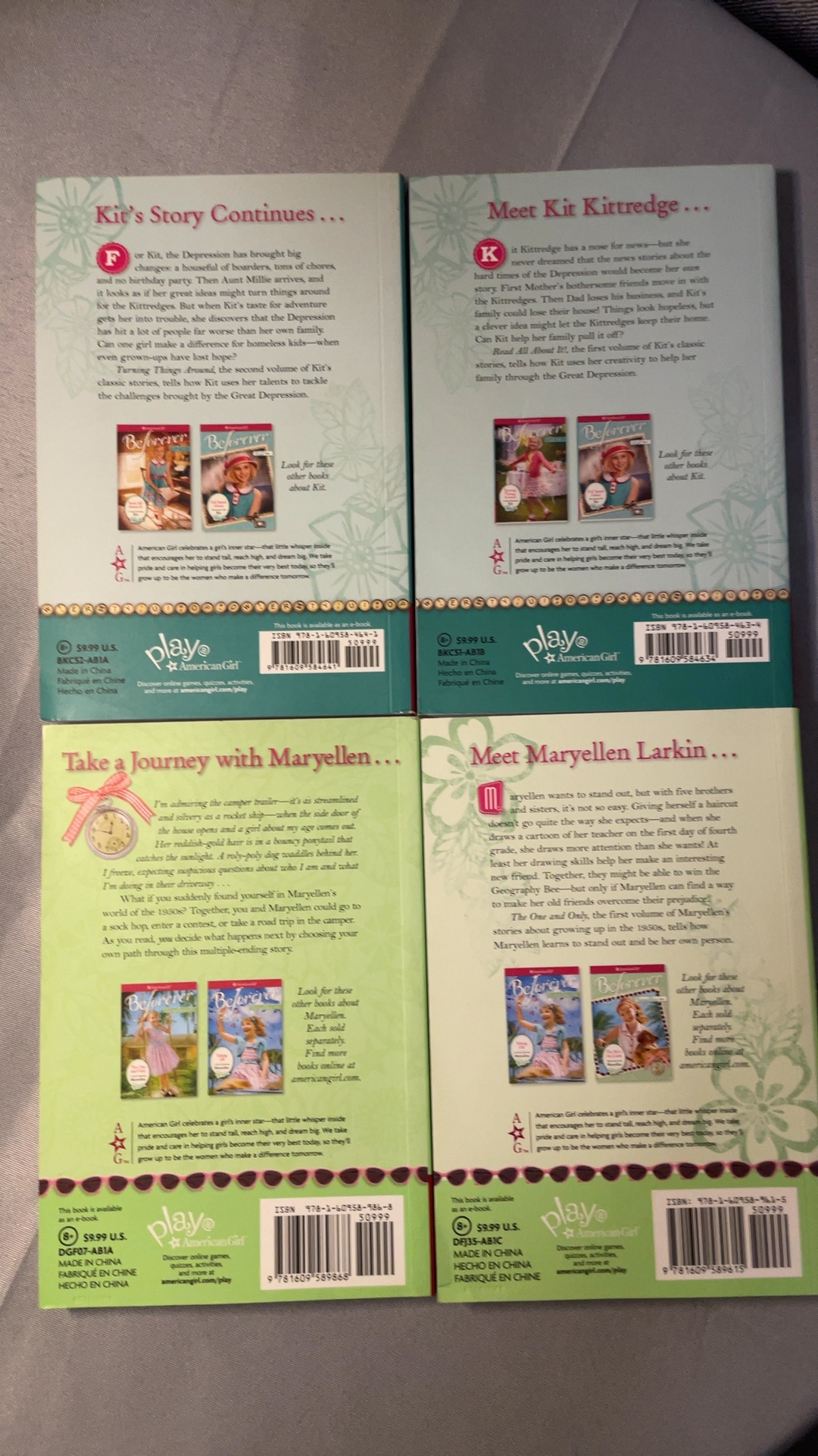 American Girl Beforever Kit & Maryellen Book Set 4 Volumes image 2