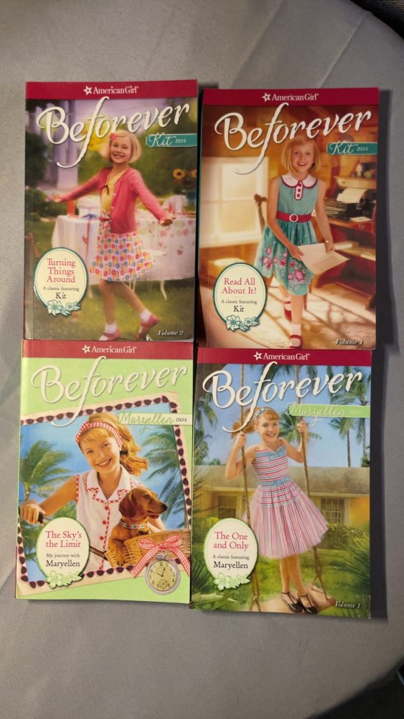 American Girl Beforever Kit & Maryellen Book Set 4 Volumes