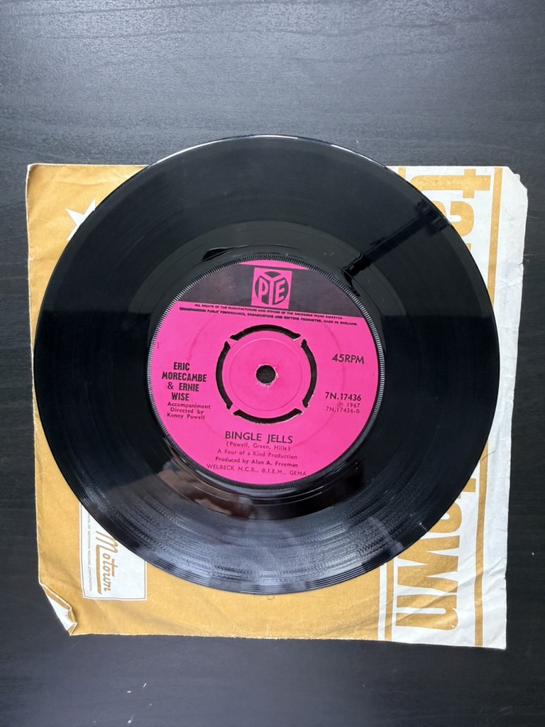 Eric Morecambe & Ernie Wise The Twelve Days of Christmas & Bingle Jells 45RPM Vinyl Single image 2