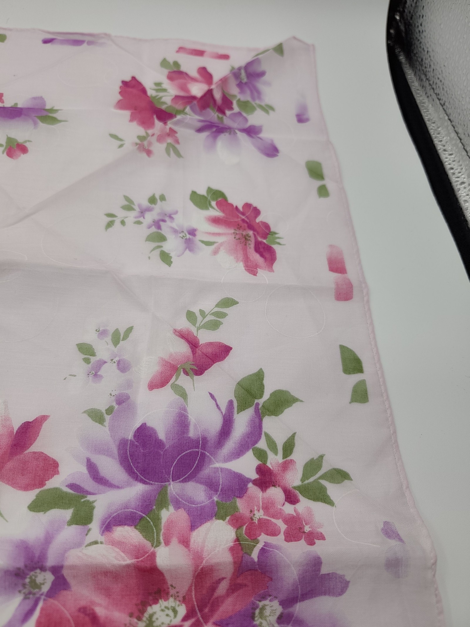 Pierre Balmain Pink Floral Cotton Scarf Women image 3