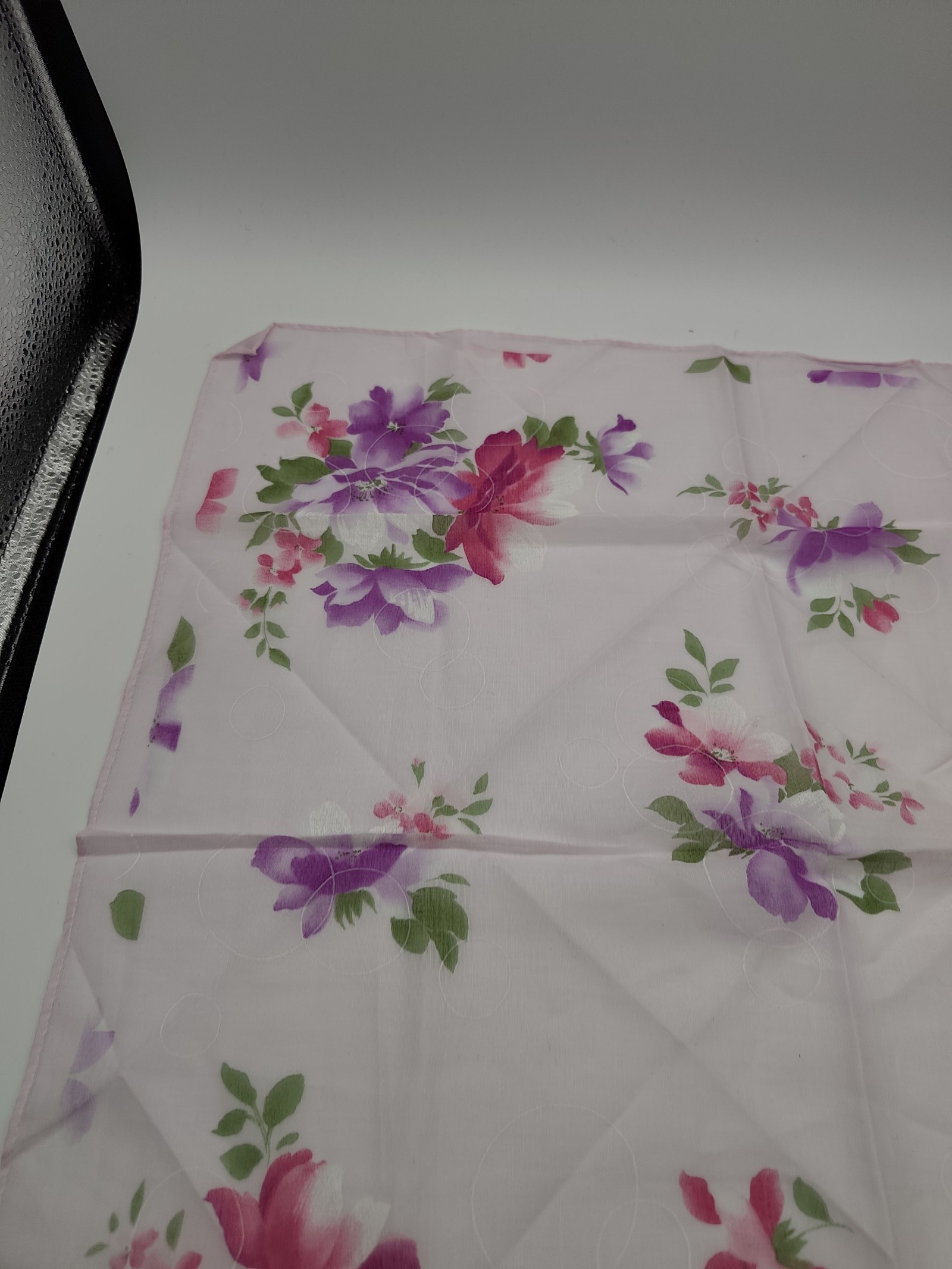 Pierre Balmain Pink Floral Cotton Scarf Women image 8